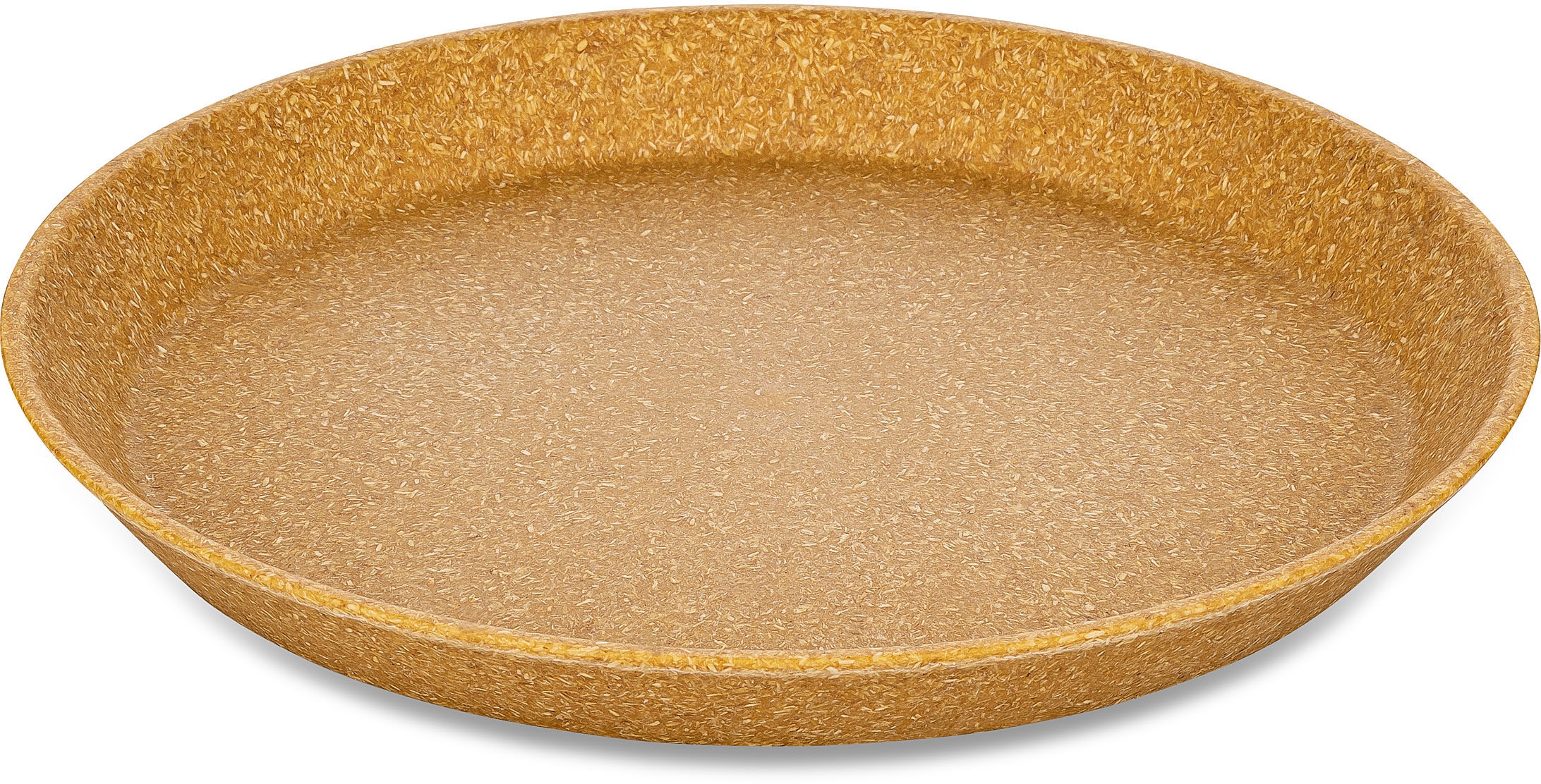 KOZIOL Speiseteller "CONNECT PLATE Ø 20,5 cm, aus biozirkulärem Material, CO² neutral", (Set, 4 St., 4er-Set), Spülmasch