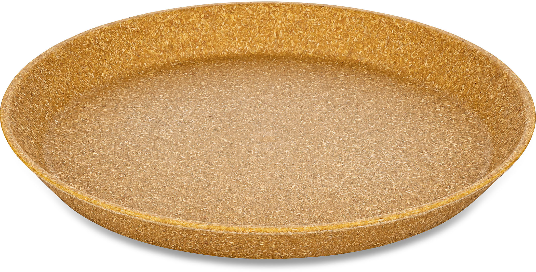 KOZIOL Speiseteller "CONNECT PLATE Ø 20,5 cm, aus biozirkulärem Material" Teller Set, Spülmaschinengeeignet und melaminfrei, Made in Germany