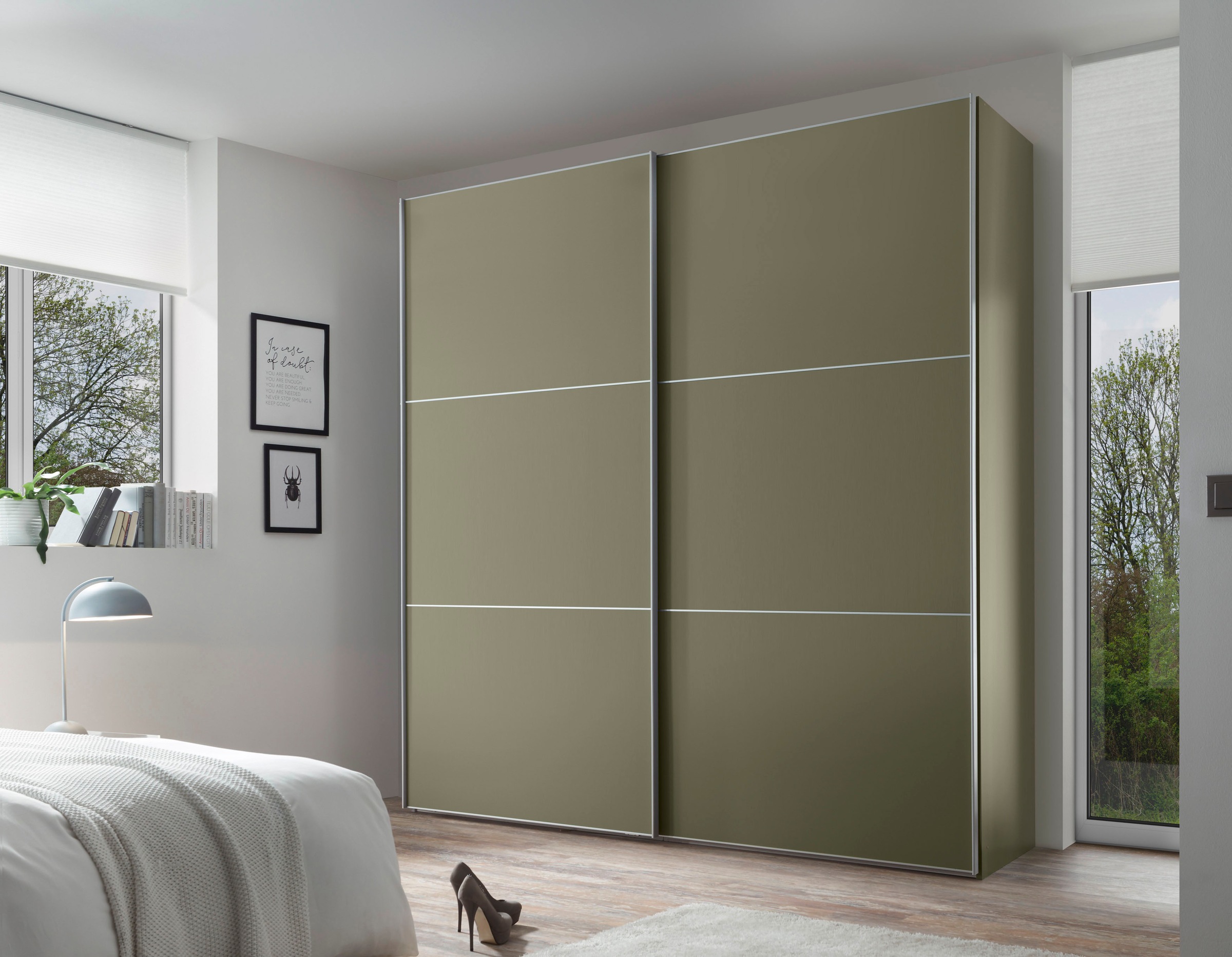 STAUD Schwebetürenschrank »Includo, Made in Germany«, Mit vier verschiedenen Ausstattungsvarianten