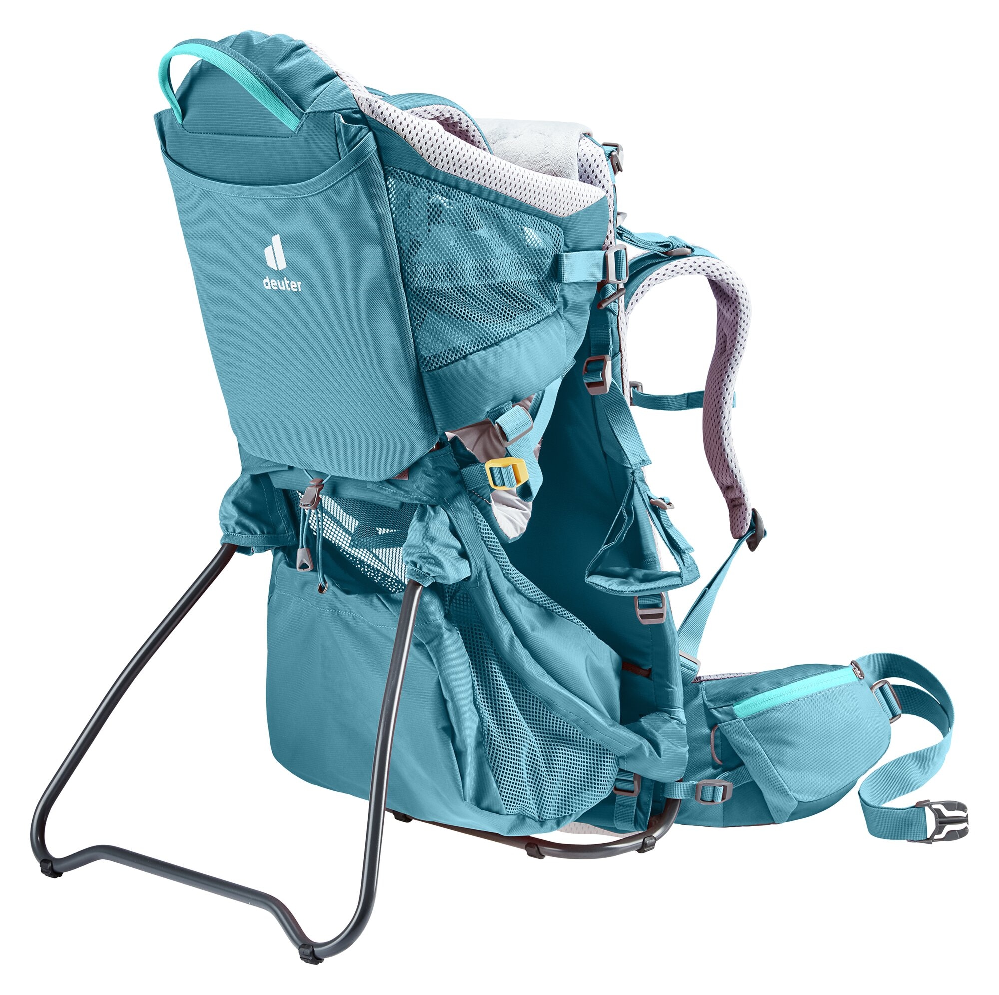 DEUTER Babytrage "Kid Comfort Active SL", B:43cm H:70cm T:34cm, blau, Babytragen, ergonomisches Design, geeignet ab 8 Monaten