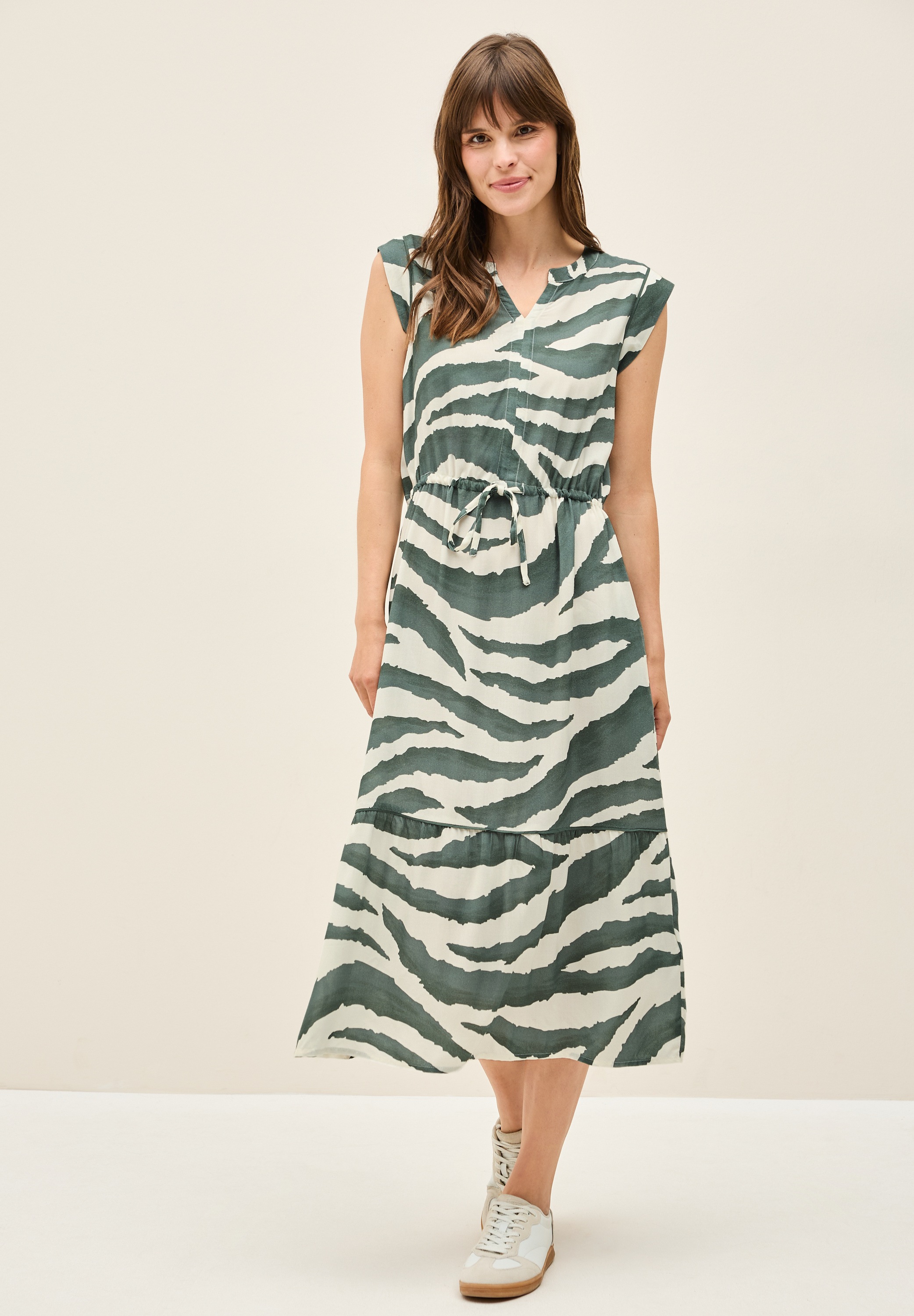 Cecil Sommerkleid Ohne Taschen in Unifarbe günstig online kaufen