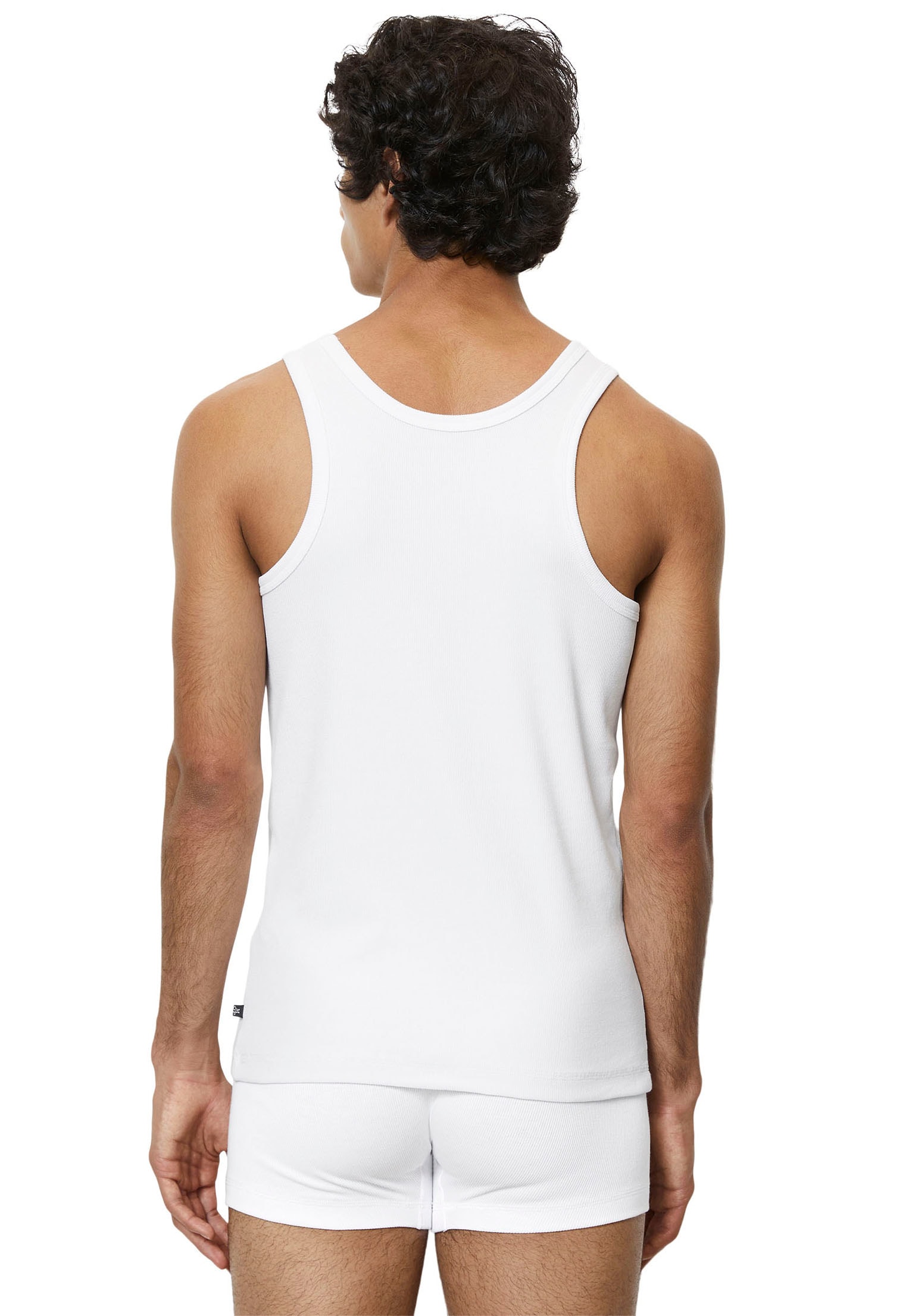 Marc O'Polo Muscleshirt »Iconic Rib«, (2er Pack), mit körpernahem Schnitt