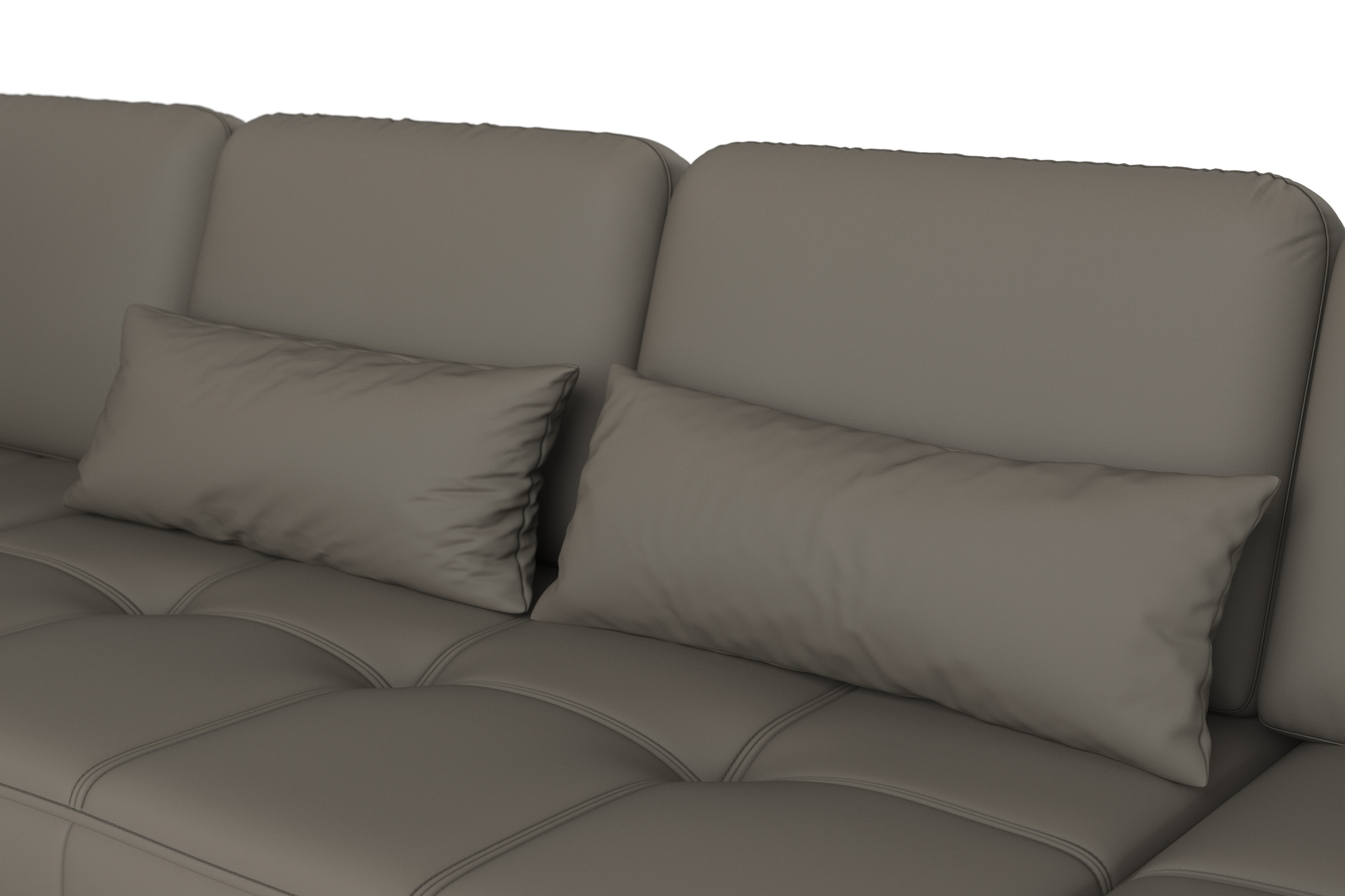 sit&more Wohnlandschaft »Bendigo U-Form«, inklusive Sitztiefenverstellung, Bodenfreiheit 12 cm, in 2 Fußfarben