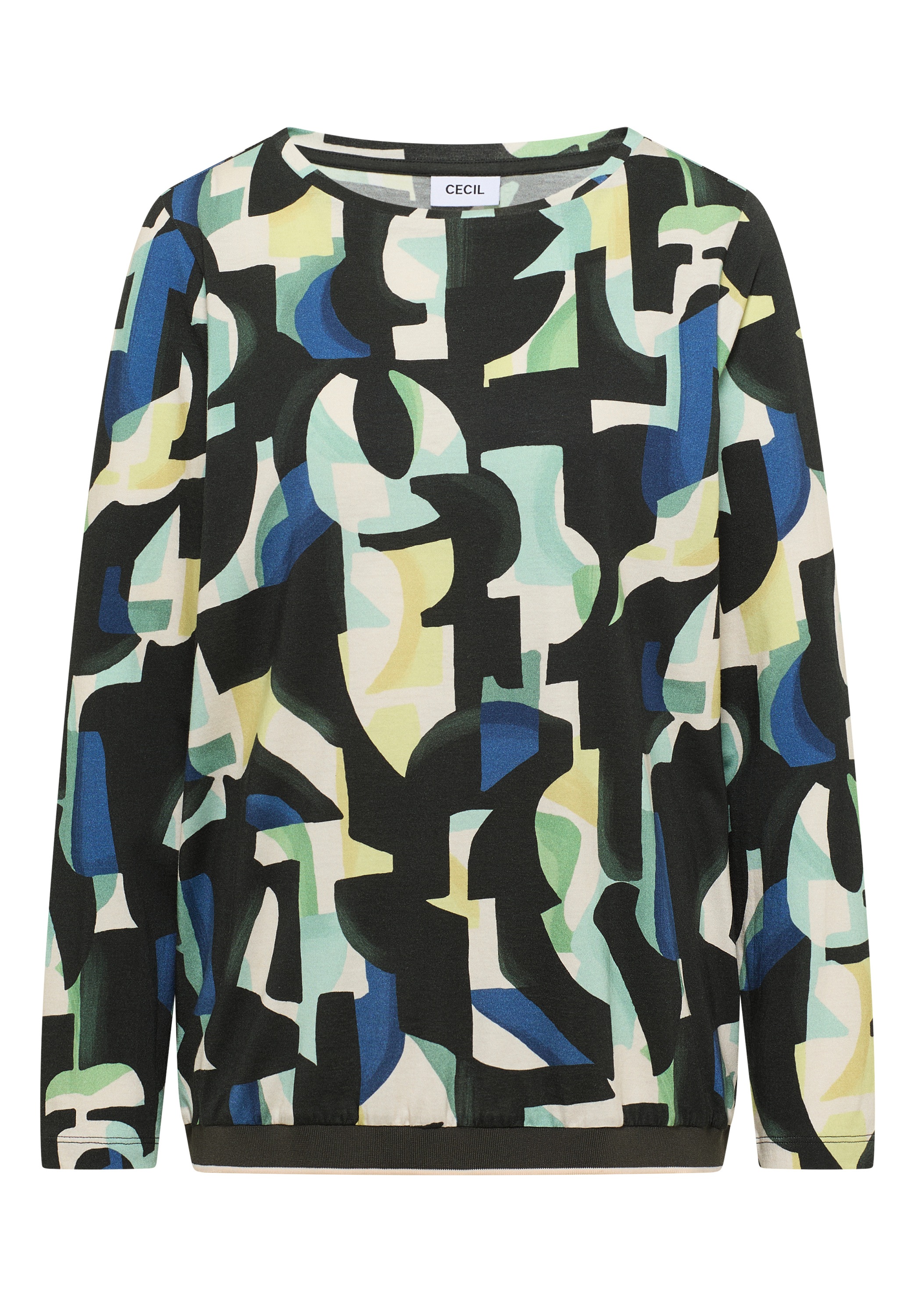 Cecil Langarmshirt mit grafischem Muster