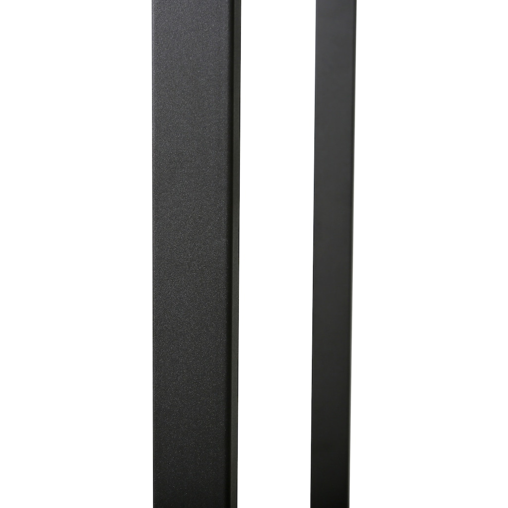 INOSIGN Möbelkufe »FRAME, Möbelfüße, 2er-Set, Metall,«, (2 St.), pulverbeschichtet, höhenausgleichend, inkl. Montagematerial, 58x72 cm