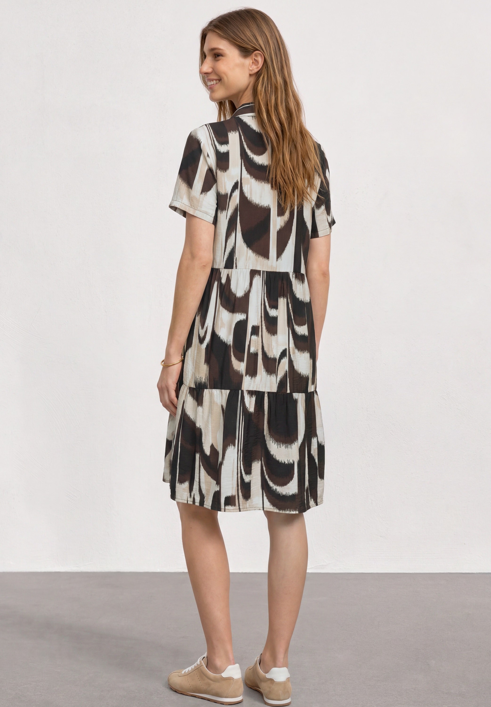 STREET ONE Blusenkleid Ohne Taschen im Hemdblusen-Style