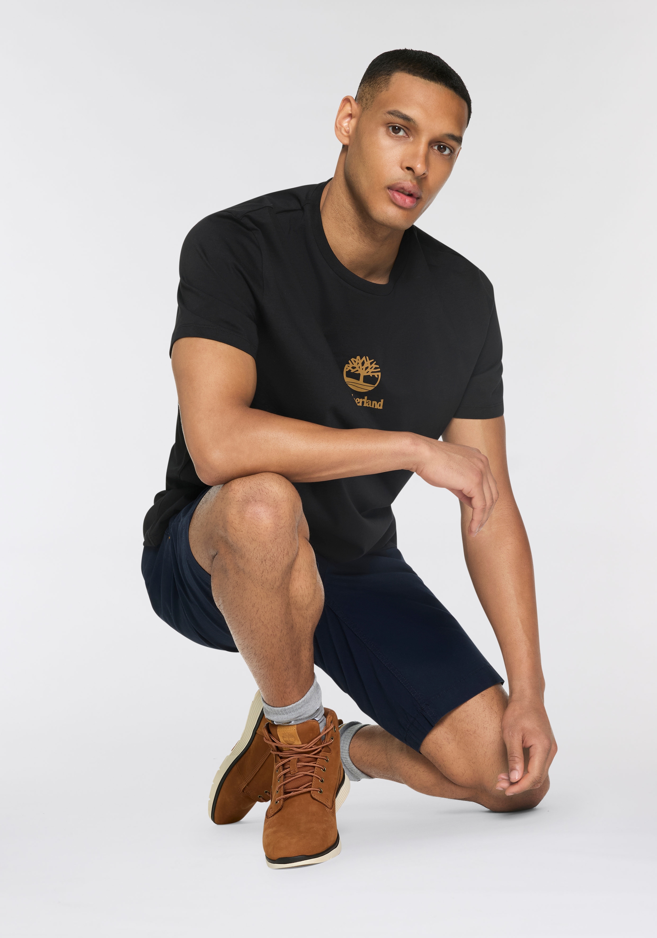 Timberland T-Shirt »Print Stack Logo Short Sleeve Tee«, (1 tlg.), UNISEX