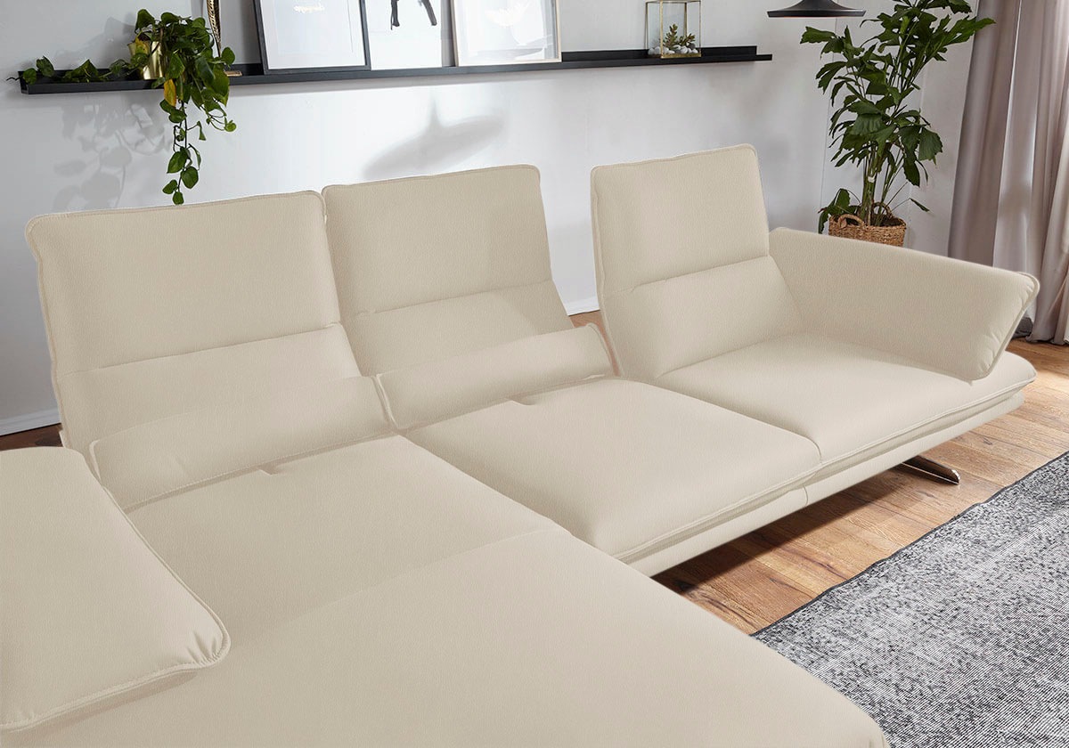 W.SCHILLIG Ecksofa "broadway, Designsofa mit tollem Sitzkomfort, L-Form" Si günstig online kaufen