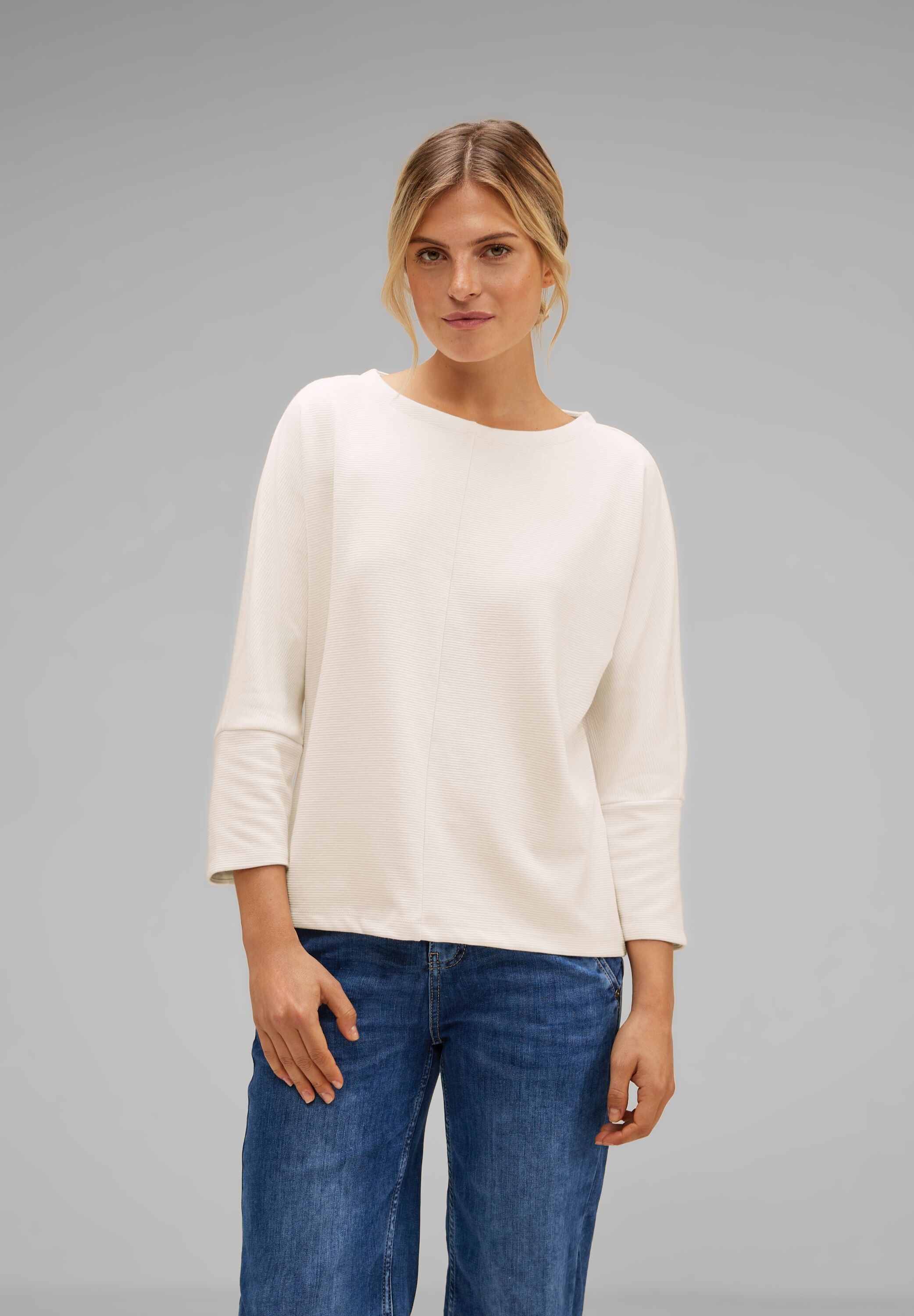 STREET ONE 3/4-Arm-Shirt, mit U-Boot-Ausschnitt online kaufen | BAUR