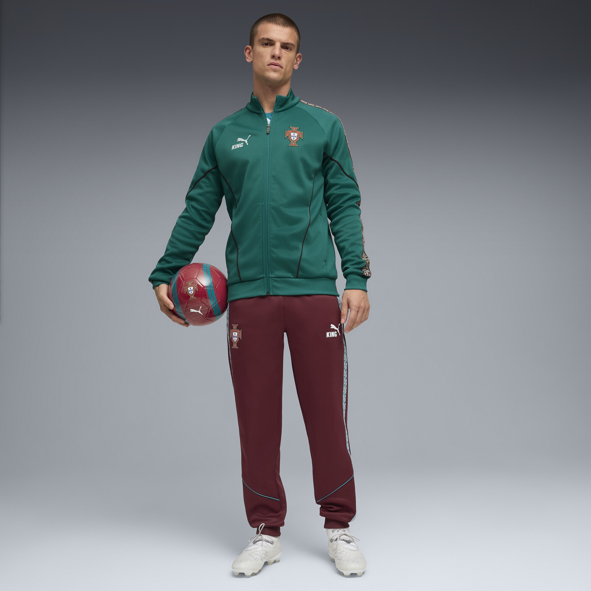PUMA Sweatjacke »Portugal KING Anthem Jacke Herren«