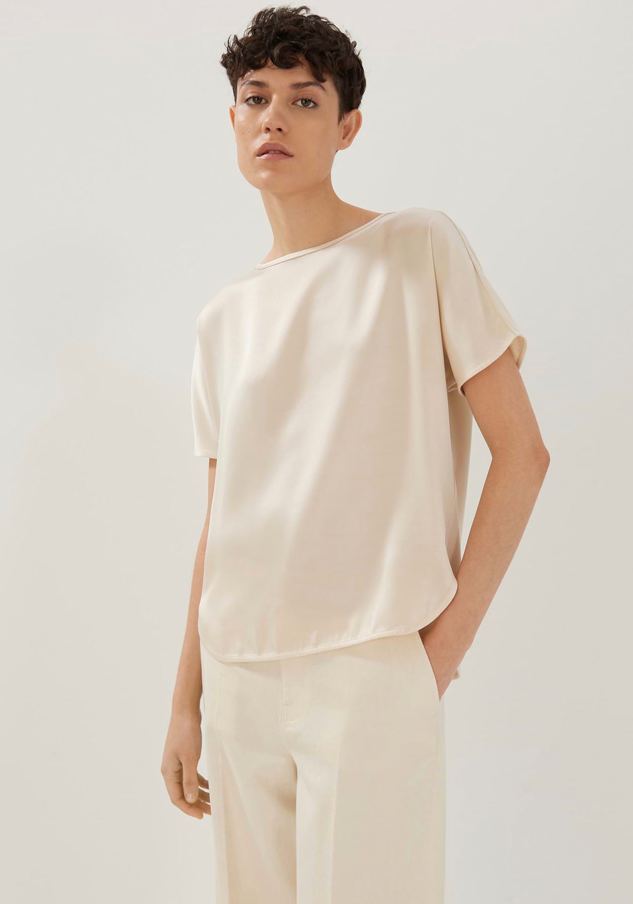 someday Blusenshirt »Kelicitas«, mit satinierter Oberfläche kaufen