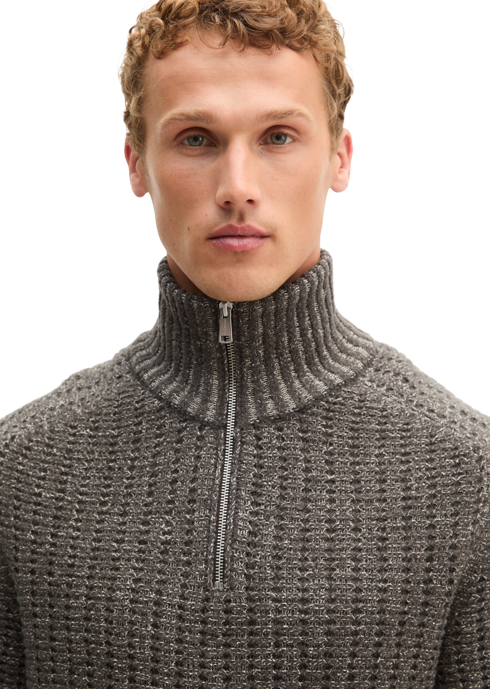 Marc O'Polo Rollkragenpullover »aus Bio-Baumwoll-Schurwoll-Mix«