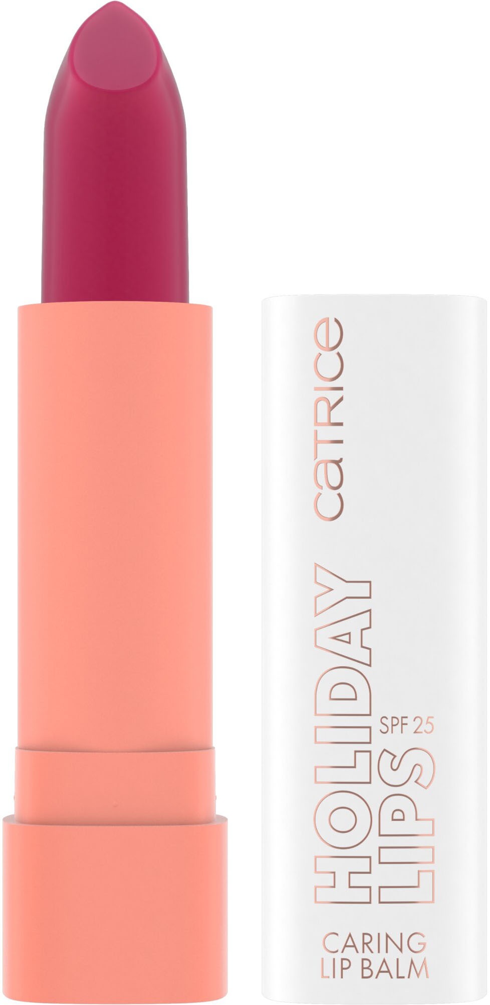 Catrice Lippenbalsam »Holiday Lips Caring Lip Balm«, (Set, 3 tlg.), Pflegt die Lippen mit Kokosnussöl und schützt mit LSF 25.