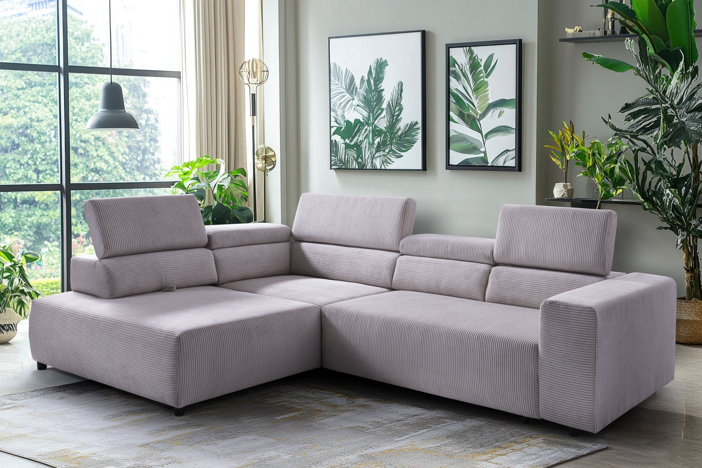 exxpo - sofa fashion Ecksofa "VITTORIO", inkl. Kopfteil- und Sitztiefenvers günstig online kaufen