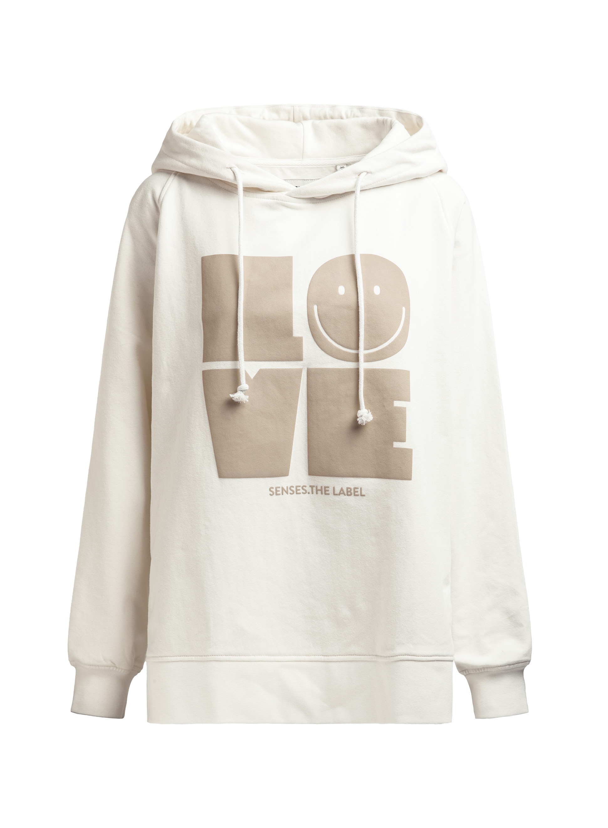 SENSES.THE LABEL Kapuzensweatshirt , mit Seitenschlitze
