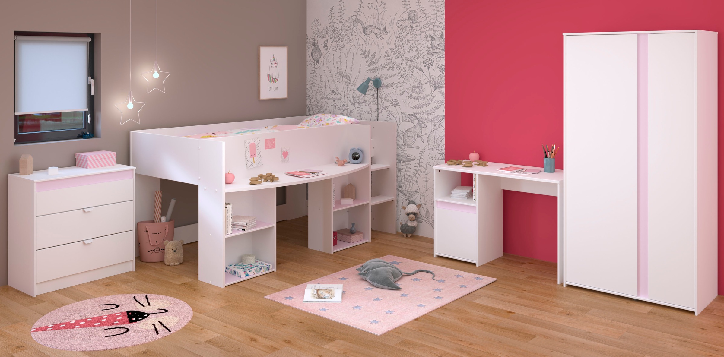 Parisot Jugendzimmer-Set »Pirouette 11«, (4 tlg.)
