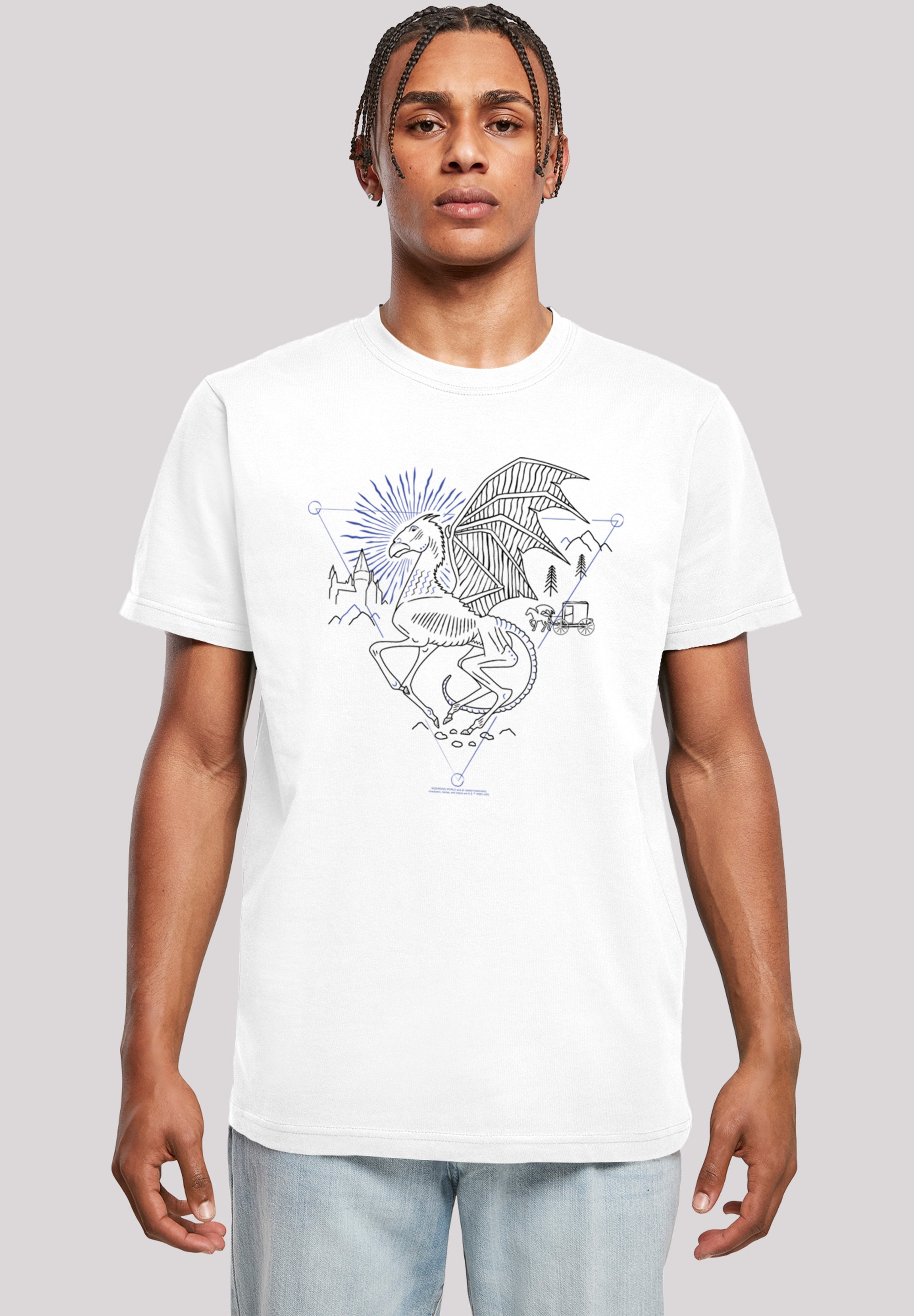 F4NT4STIC T-Shirt "Harry Potter Thestral Line Art", Print günstig online kaufen