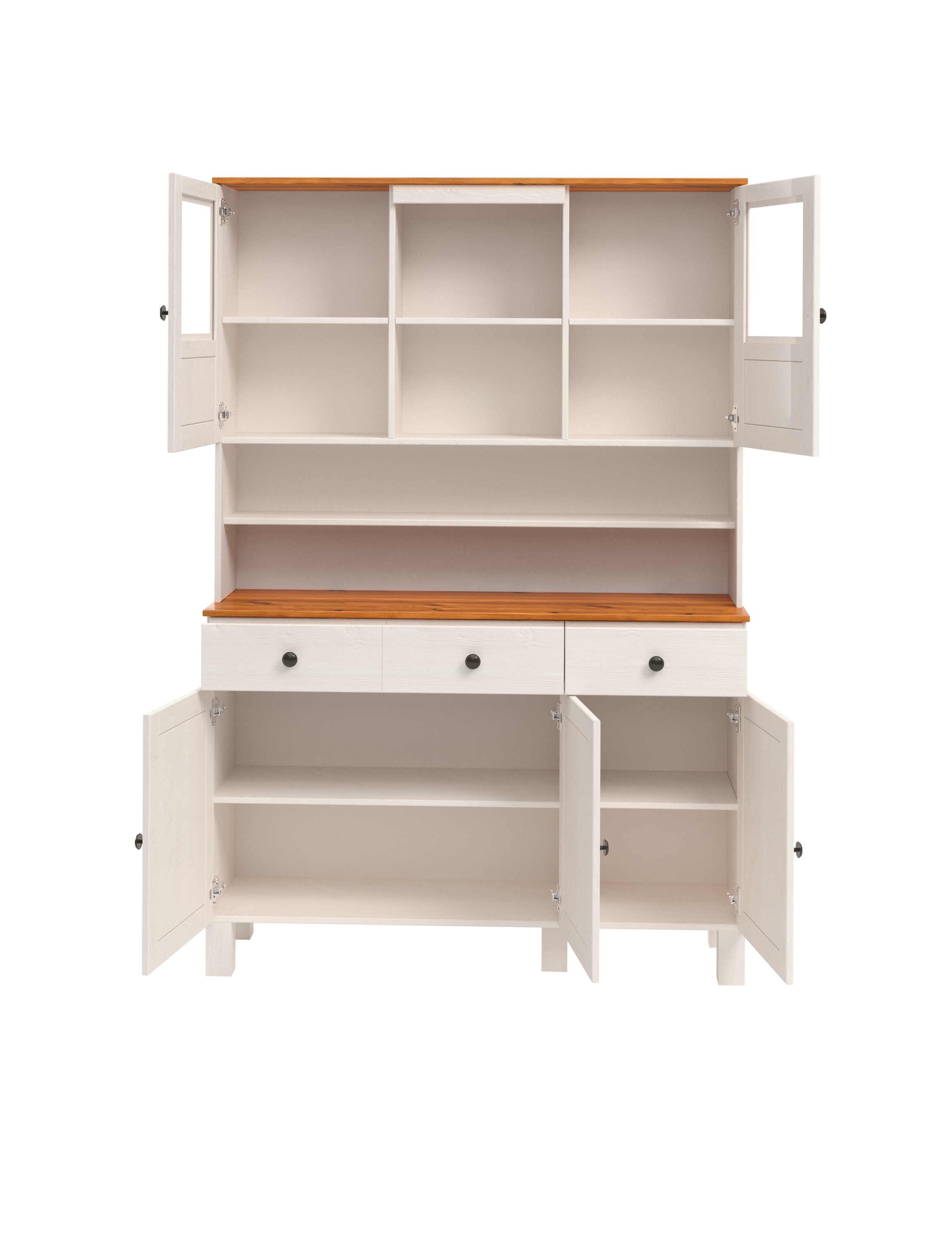 Home affaire Küchenbuffet »Alby2«, Mit Metallgriffen, Breite 125 cm