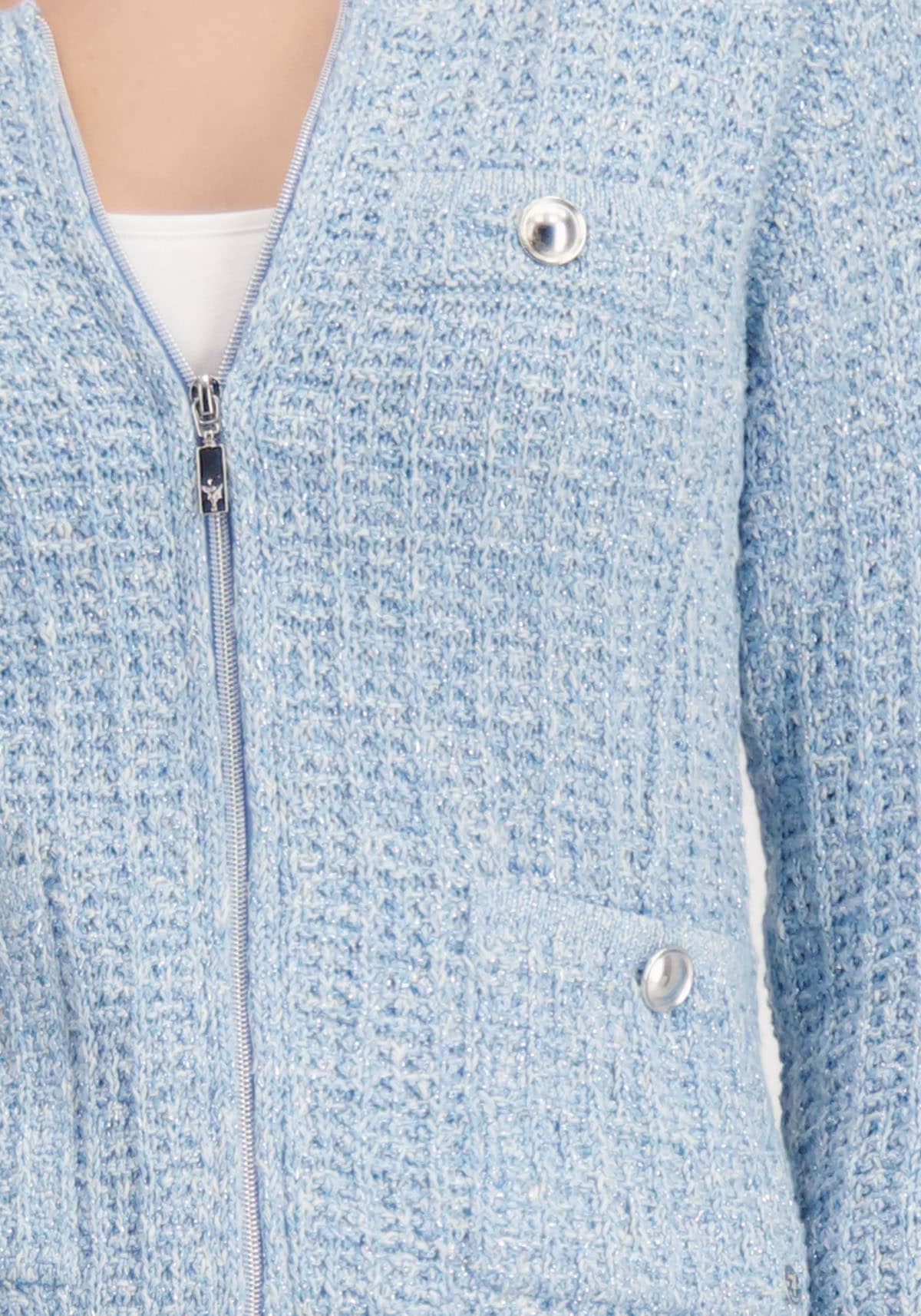 Monari Strickjacke, mit Zierknöpfen