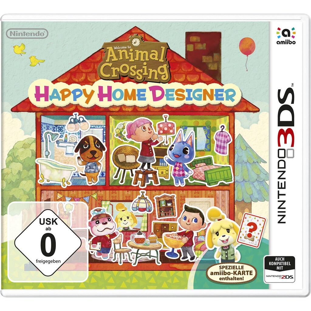 Nintendo 3DS Spielesoftware »Animal Crossing Happy Home Designer«, Nintendo 3DS