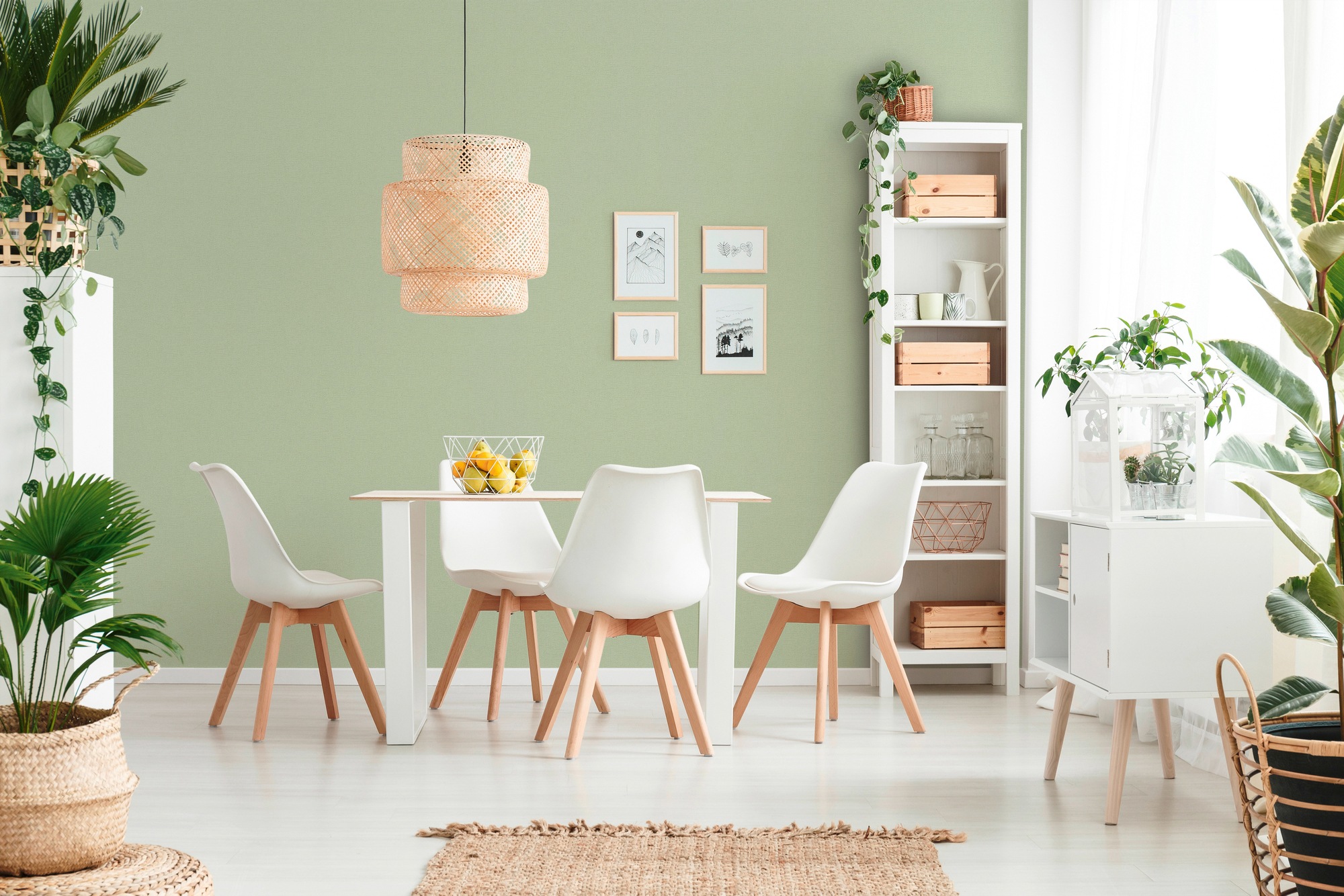 A.S. Création Vliestapete »Attractive«, einfarbig-unifarben-uni, Uni Tapete einfarbig Tapeten Wohnzimmer Schlafzimmer Küche Flur Design