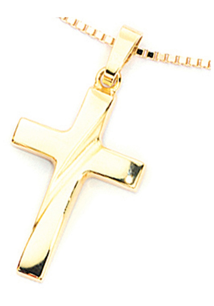 JOBO Kreuzanhänger »Anhänger Kreuz«, 333 Gold