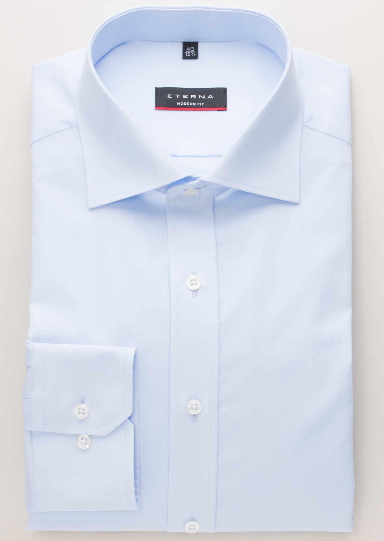 Eterna Langarmhemd »MODERN FIT«, NON IRON (bügelfrei)