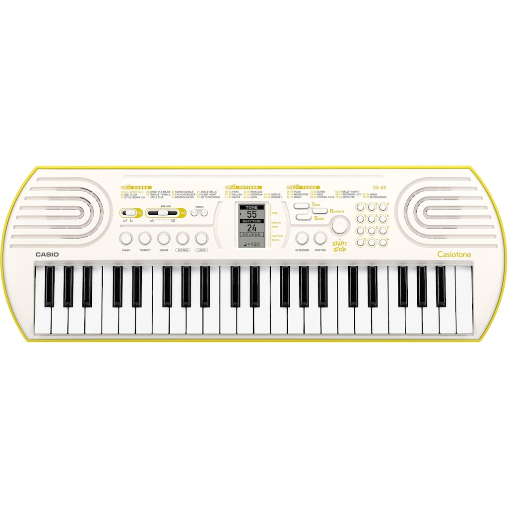 CASIO Home-Keyboard »Mini-Keyboard SA-80«, mit 44 Tasten