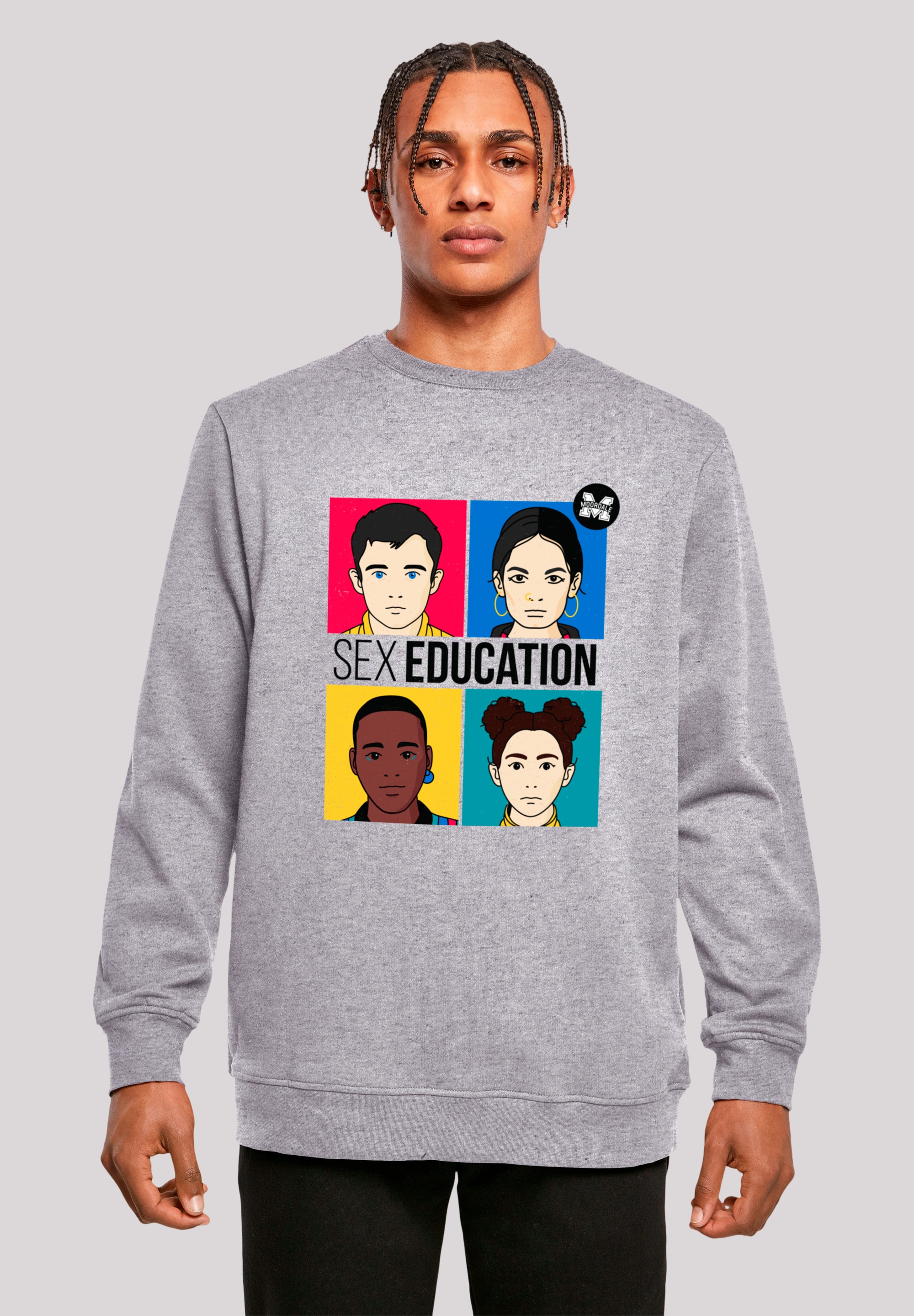 F4NT4STIC Sweatshirt »Sex Education Teen Illustrated Netflix TV Series«, Premium Qualität