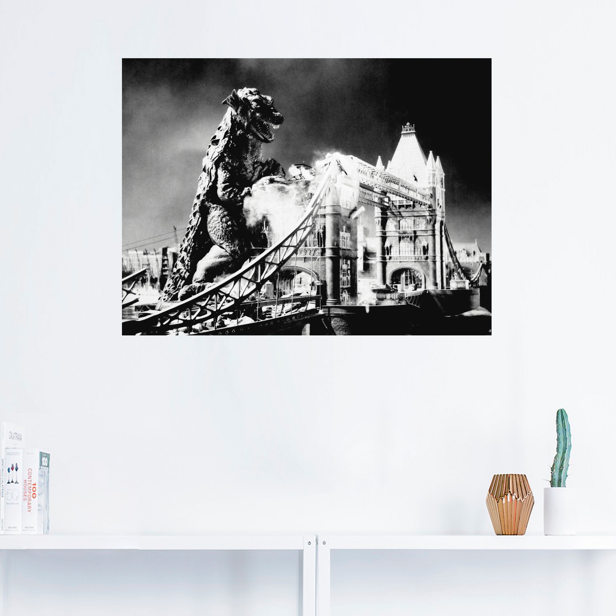 Artland Wandbild »Godzilla kaufen Poster Größen | versch. St.), (1 oder in Alubild, als BAUR Stars, II«, Leinwandbild, Wandaufkleber
