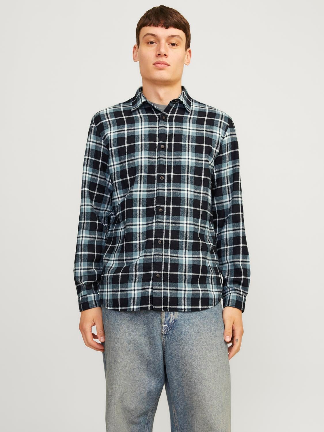 Jack & Jones Langarmhemd "JJJOSHUA FALL FLANNEL SHIRT LS" günstig online kaufen