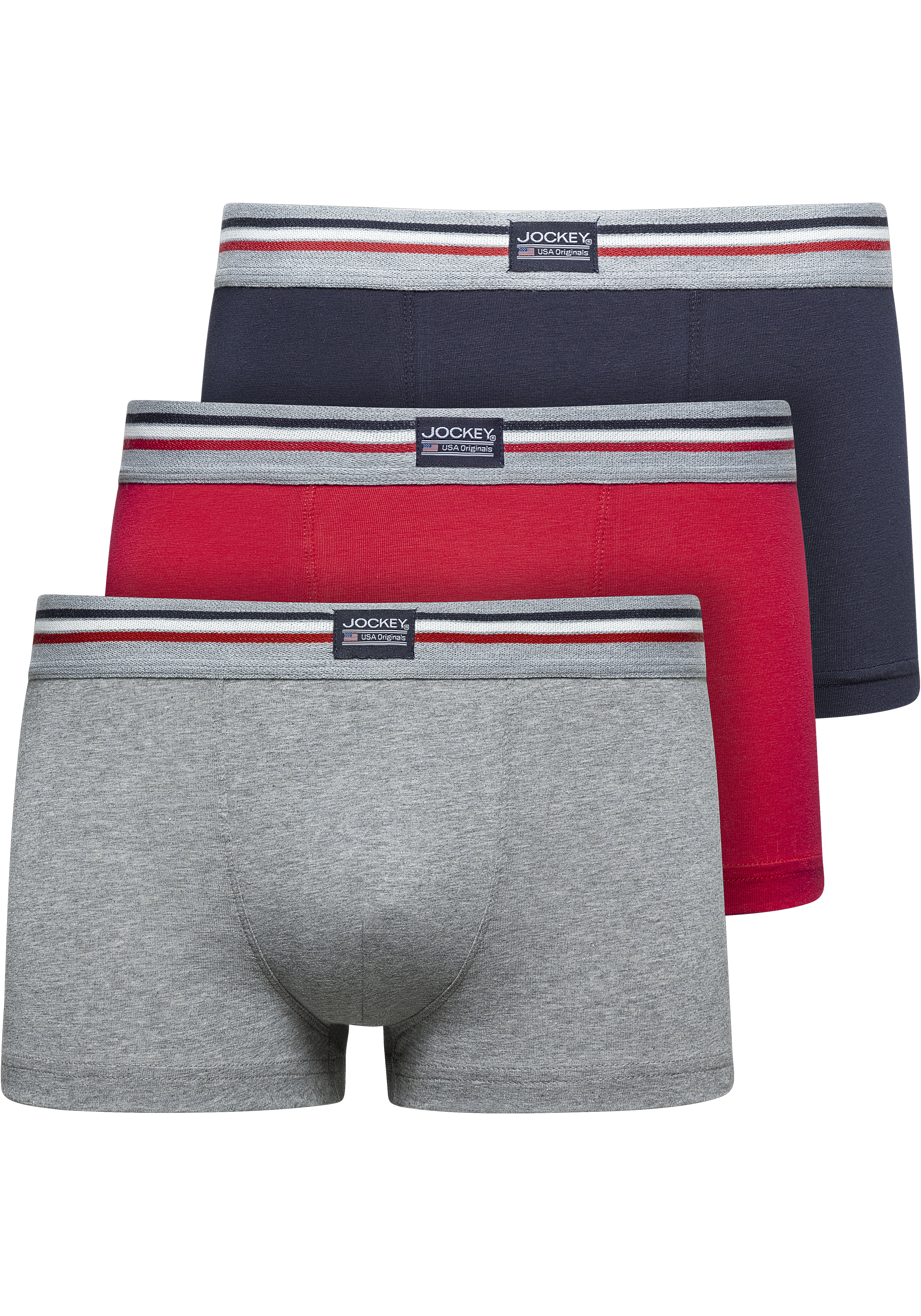 Jockey Trunk "Cotton Stretch" mittlere Bundhöhe