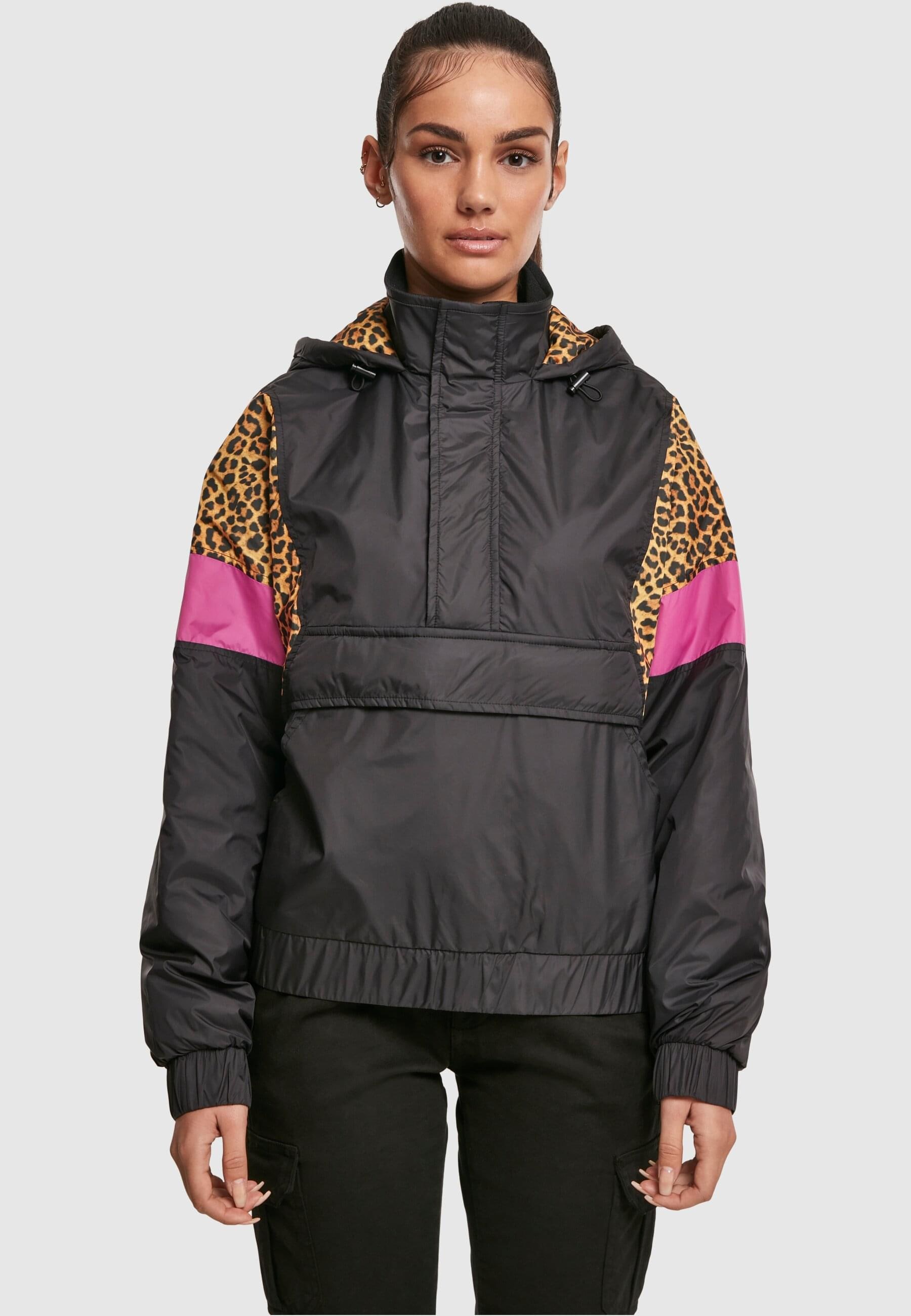 URBAN CLASSICS Allwetterjacke »Urban Classics Damen Ladies AOP Mixed Pull Over Jacket«, (1 St.), mit Kapuze
