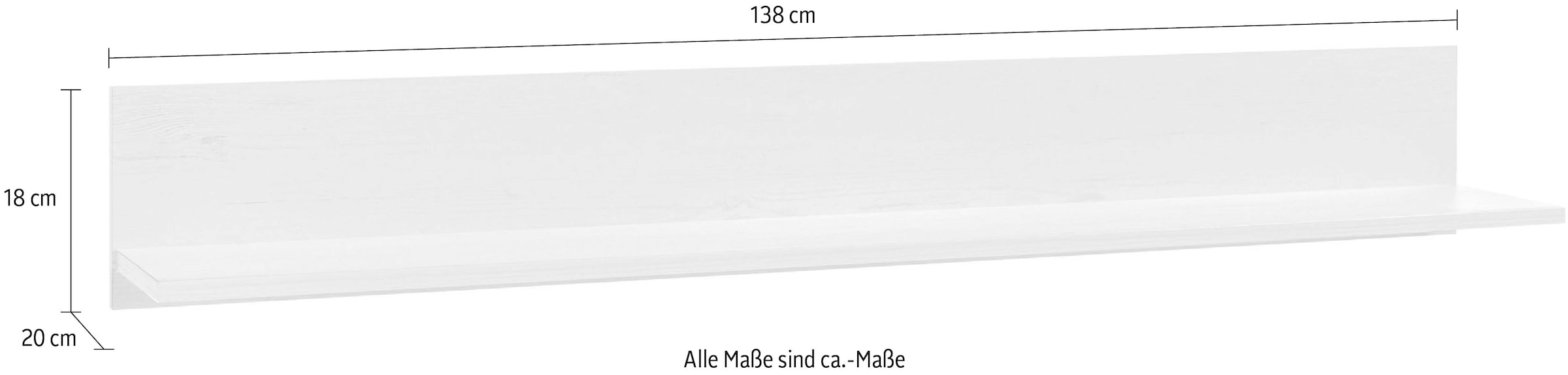 Home affaire Wandregal »ORLANDO«, Breite ca. 138 cm