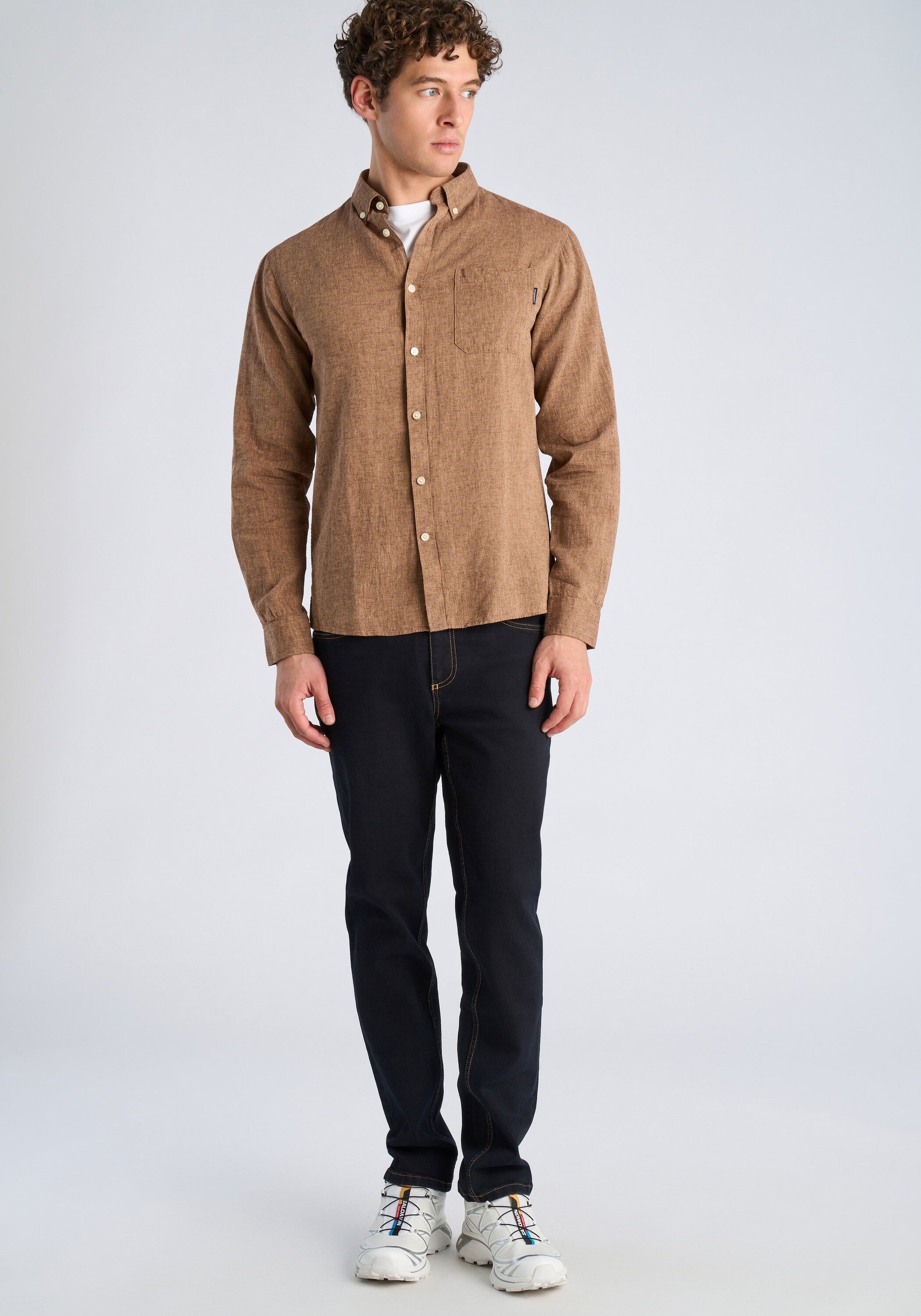 LINDBERGH Leinenhemd »Leinenhemd Relaxed Fit«