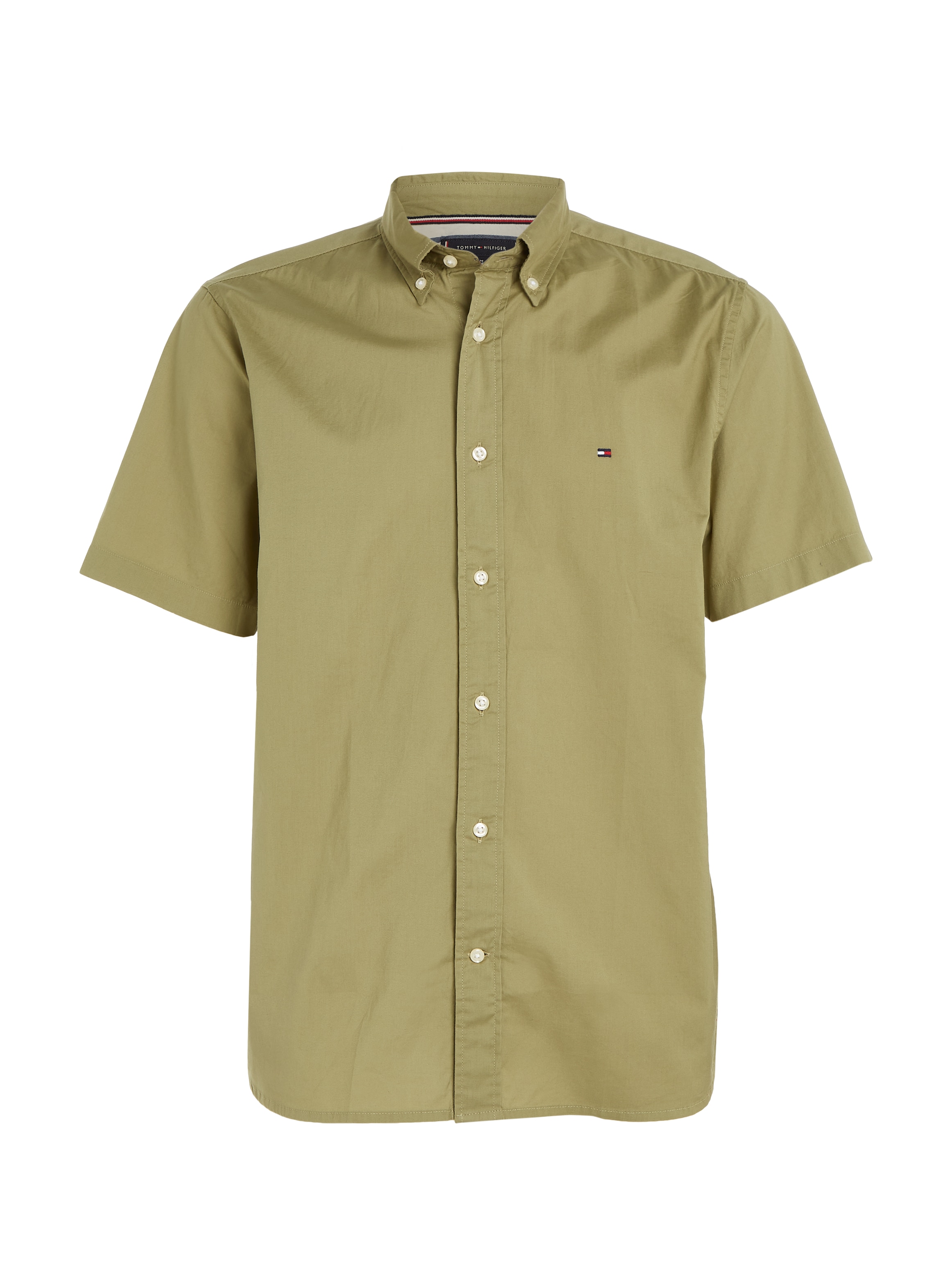 Tommy Hilfiger Kurzarmhemd "FLEX POPLIN RF SHIRT S/S", mit Hemdblusenkragen günstig online kaufen