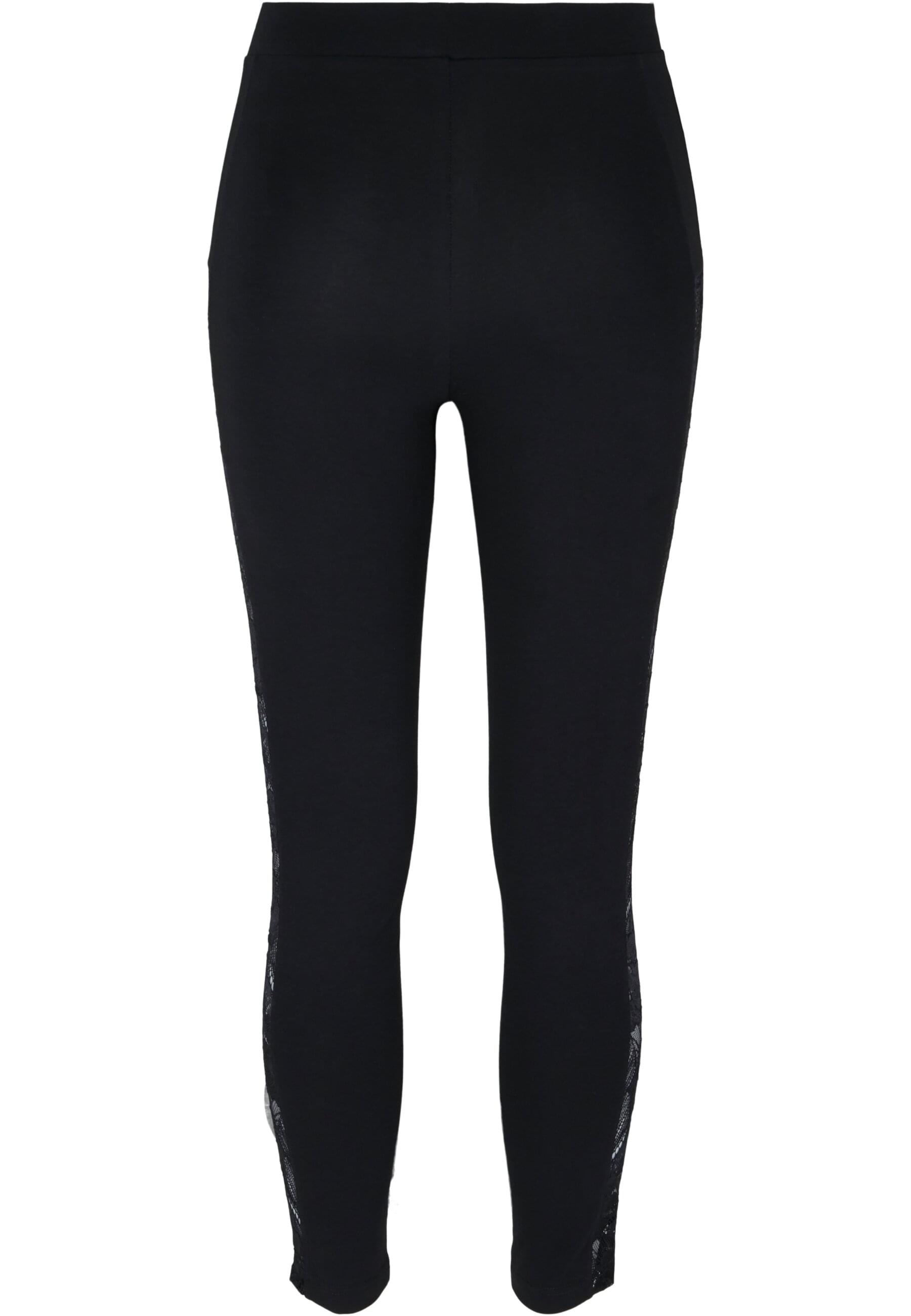 URBAN CLASSICS Leggings »Urban Classics Damen Ladies Lace Striped Leggings«, (1 tlg.)