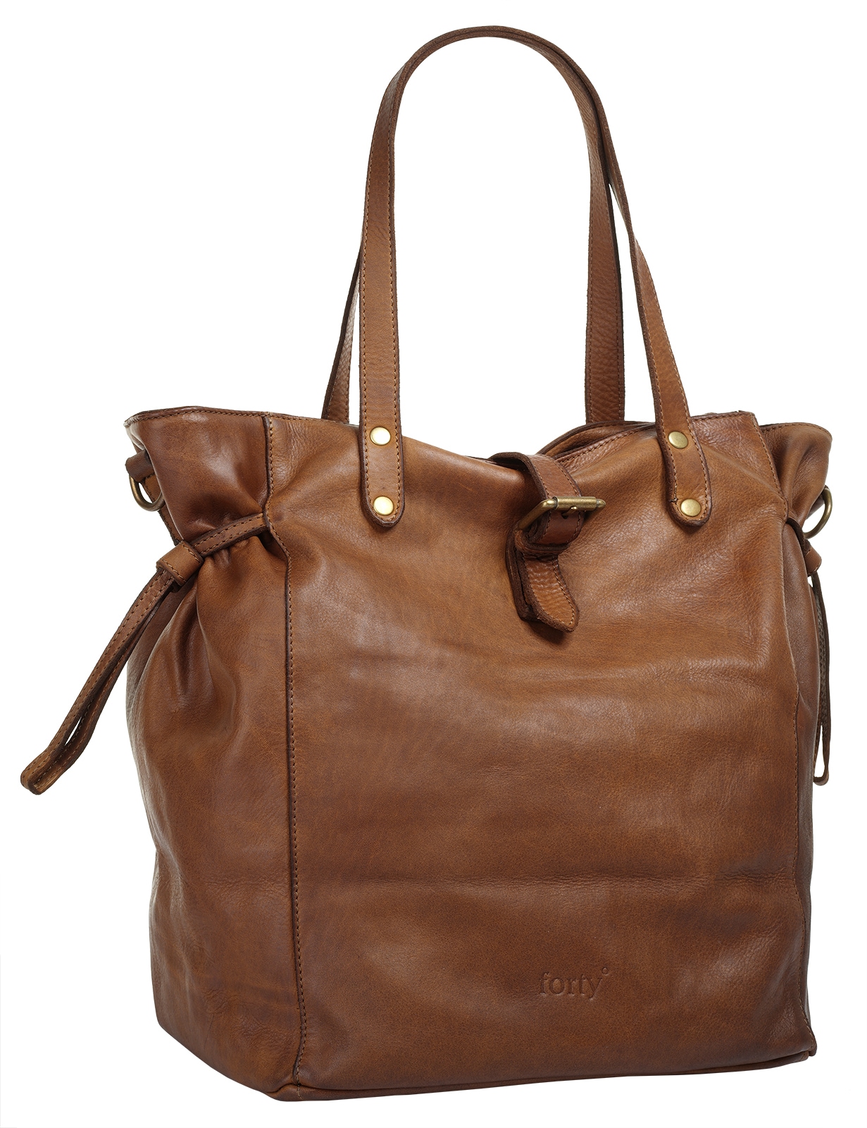 forty° Shopper, echt Leder, Made in Italy