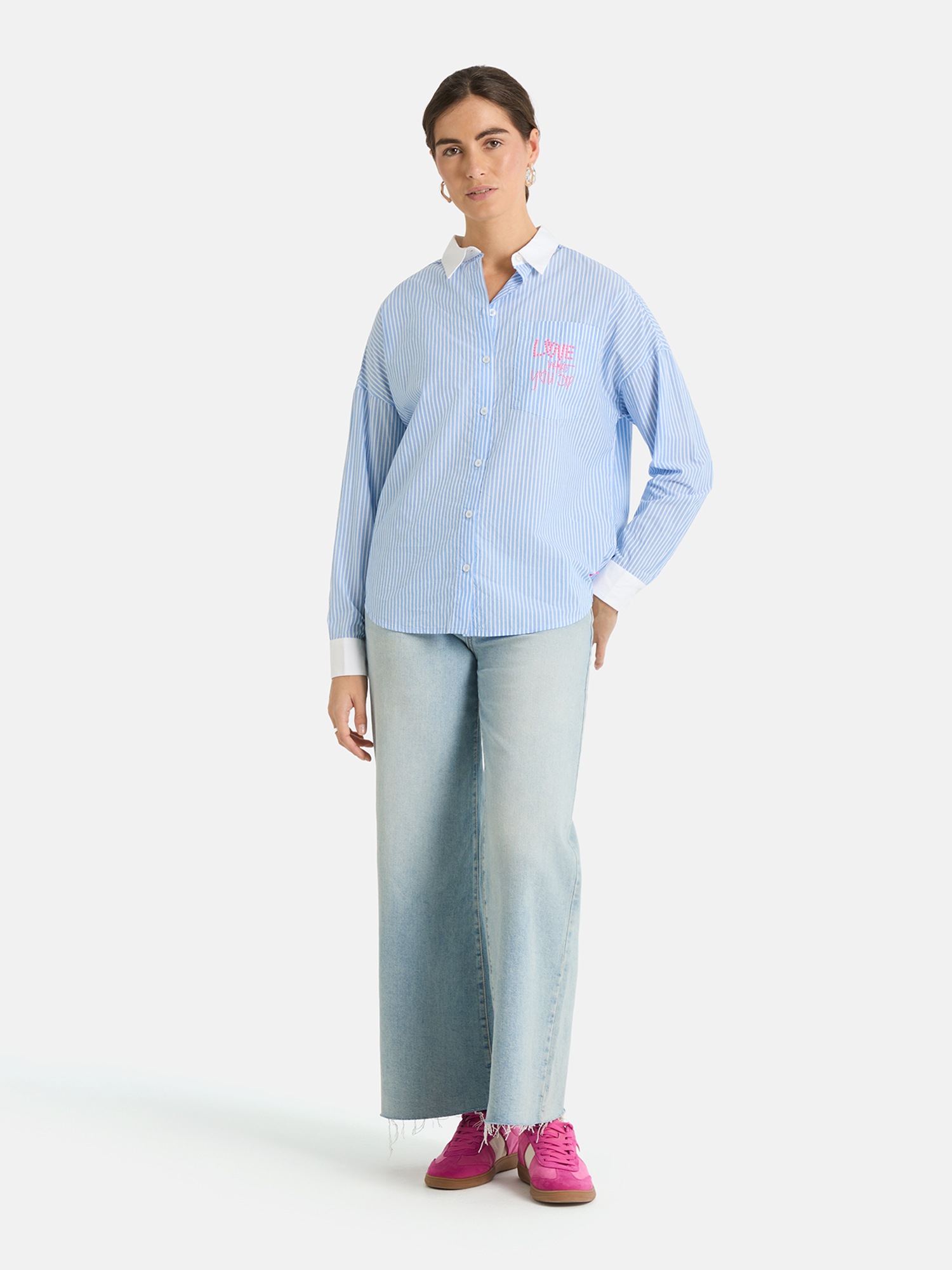 Lieblingsstück Klassische Bluse »RozeriL« aus 100% Baumwolle