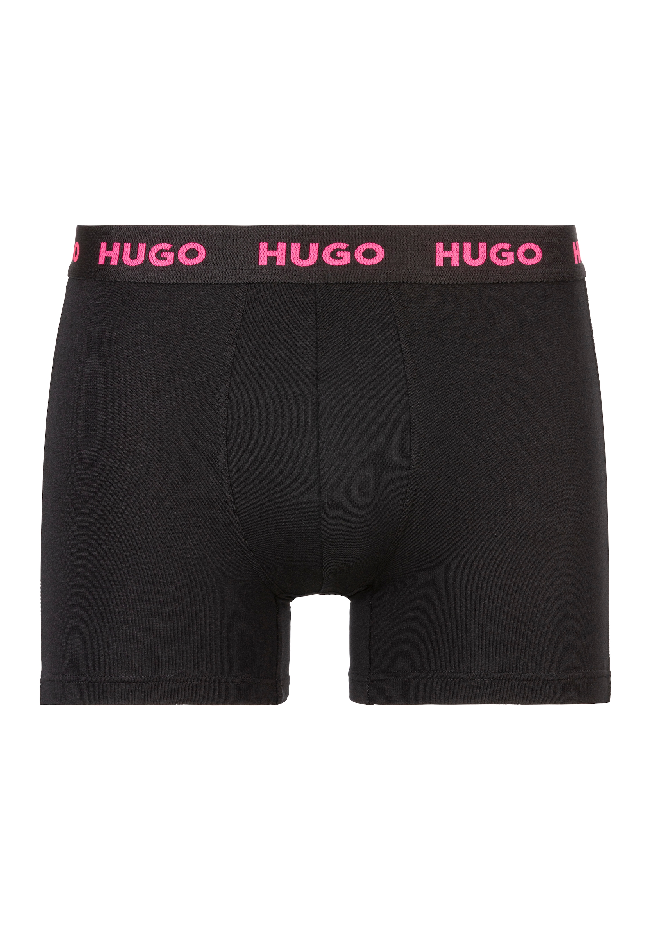 HUGO Underwear Boxer »BOXERBR TRIPLET PACK«, (Packung, 3 St., 3er Pack), mit HUGO Label auf dem Bund