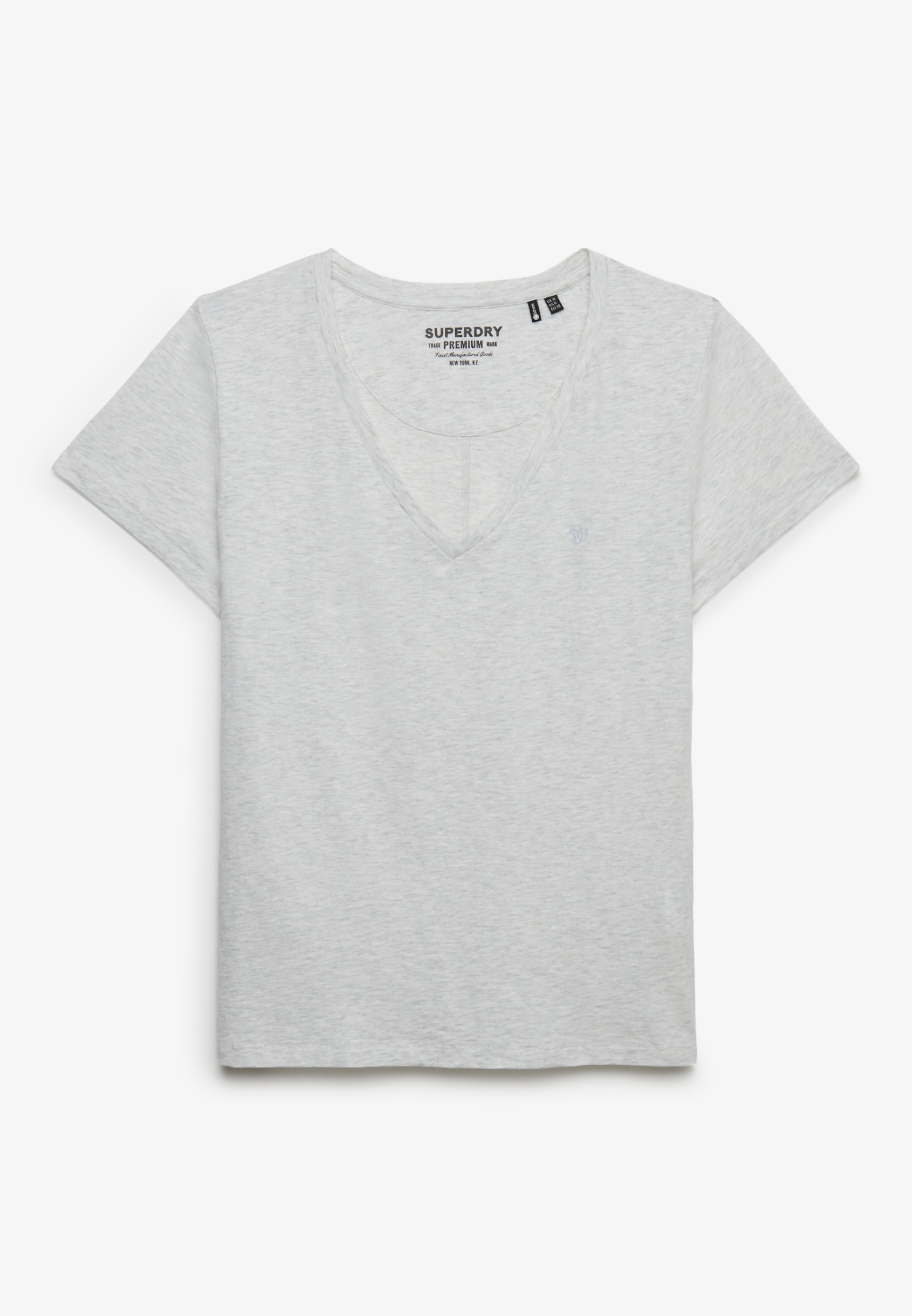 Superdry T-Shirt »STUDIOS SLUB EMB VEE TEE« Baumwollmischung, relaxed fit