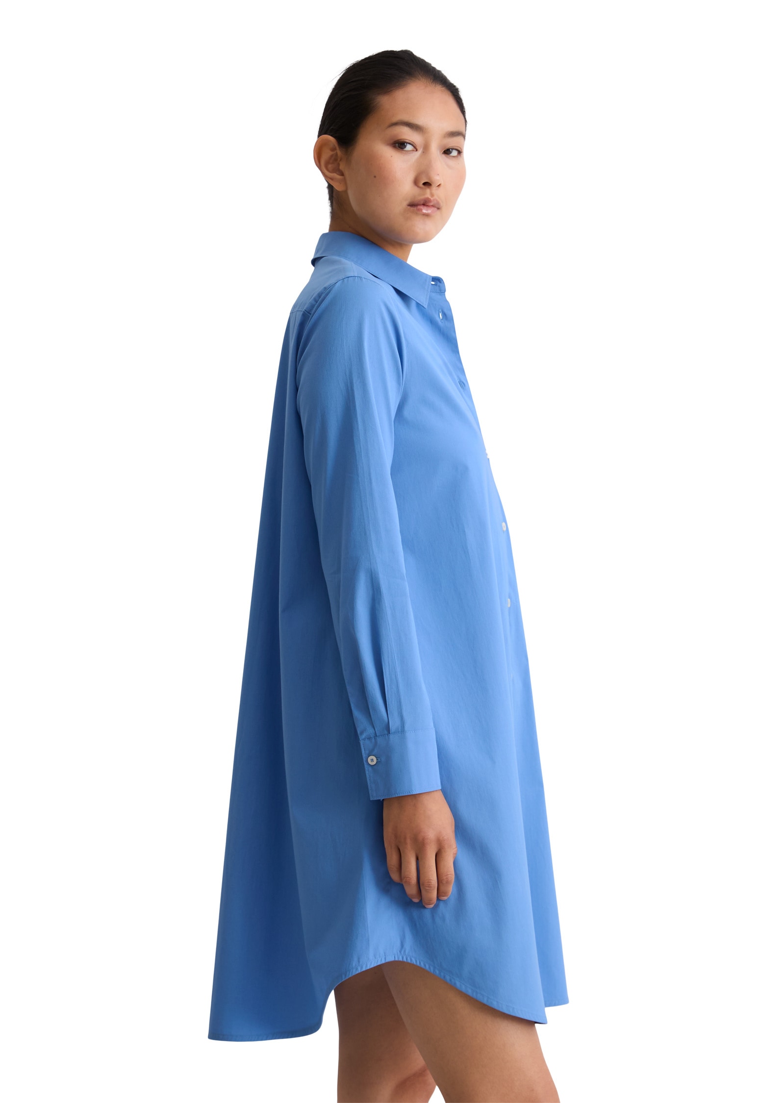 Marc O'Polo Hemdblusenkleid »aus Baumwoll-Stretch«