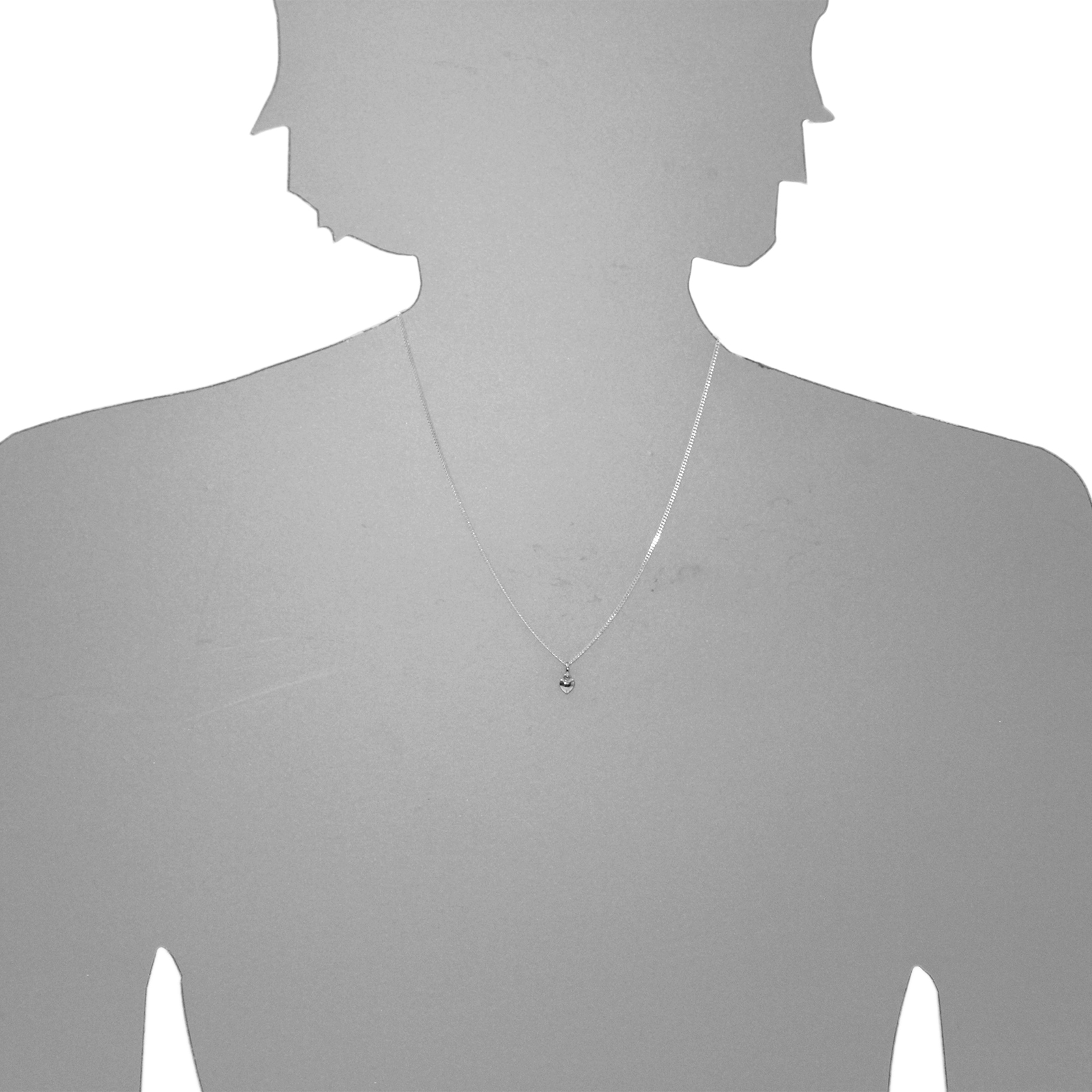 OSTSEE-SCHMUCK Kettenanhänger »Ostsee-Schmuck Anhänger kleines Herz 5 mm«, (1 tlg.)