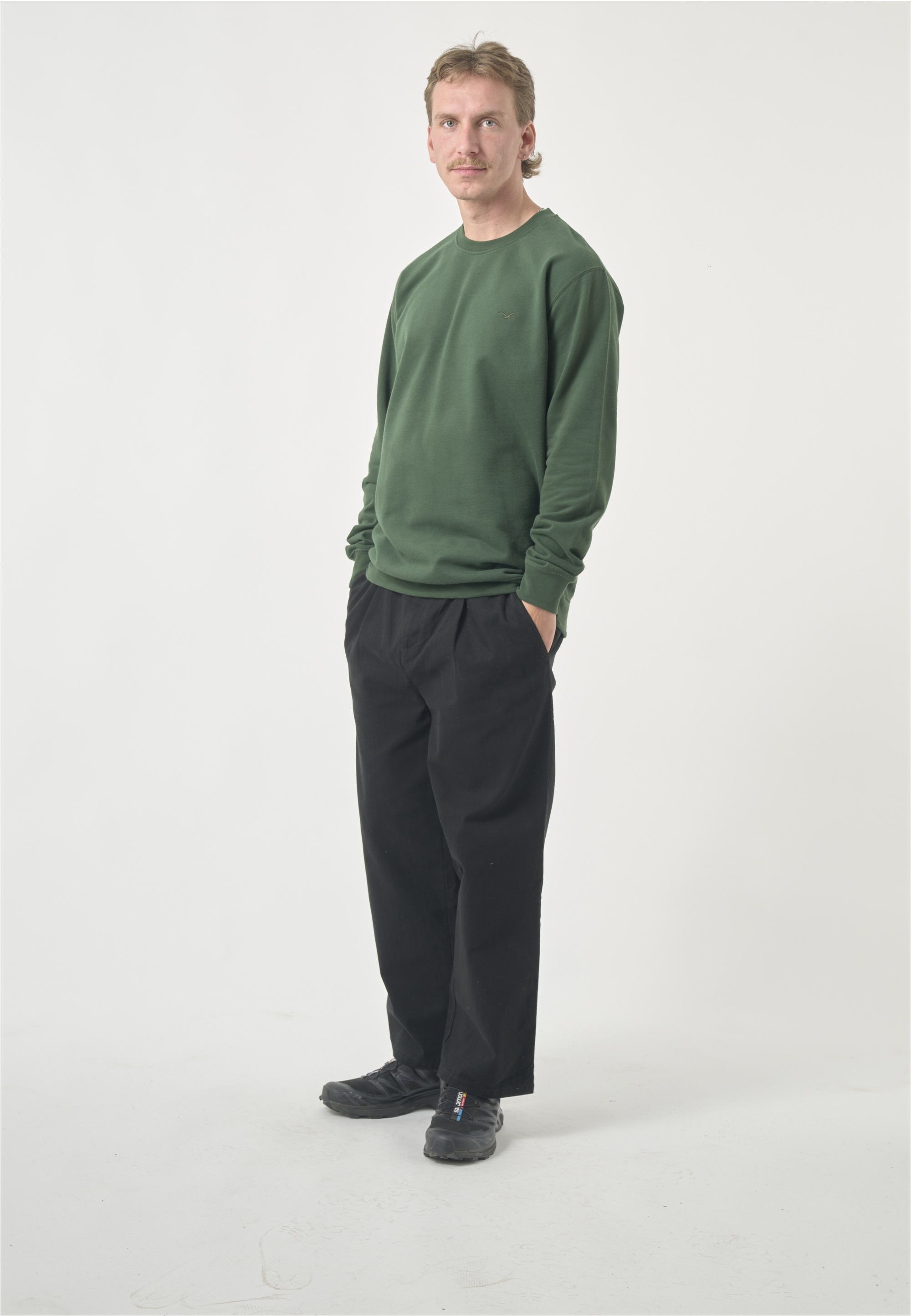 Cleptomanicx Sweatshirt »Ligull«, mit kleiner Möwen-Stickerei
