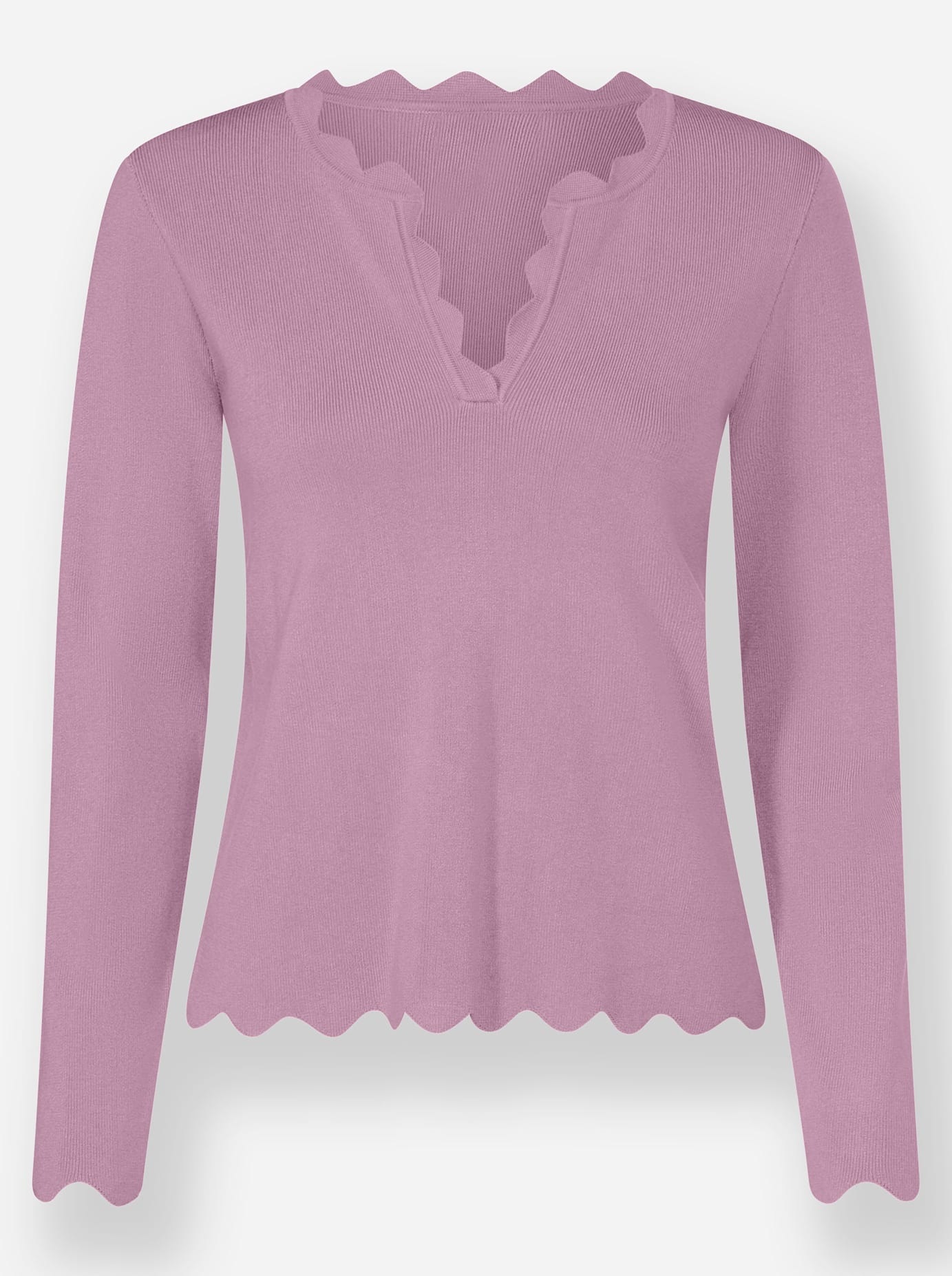 HEINE Feinstrickpullover Sweater Mauve 38 3