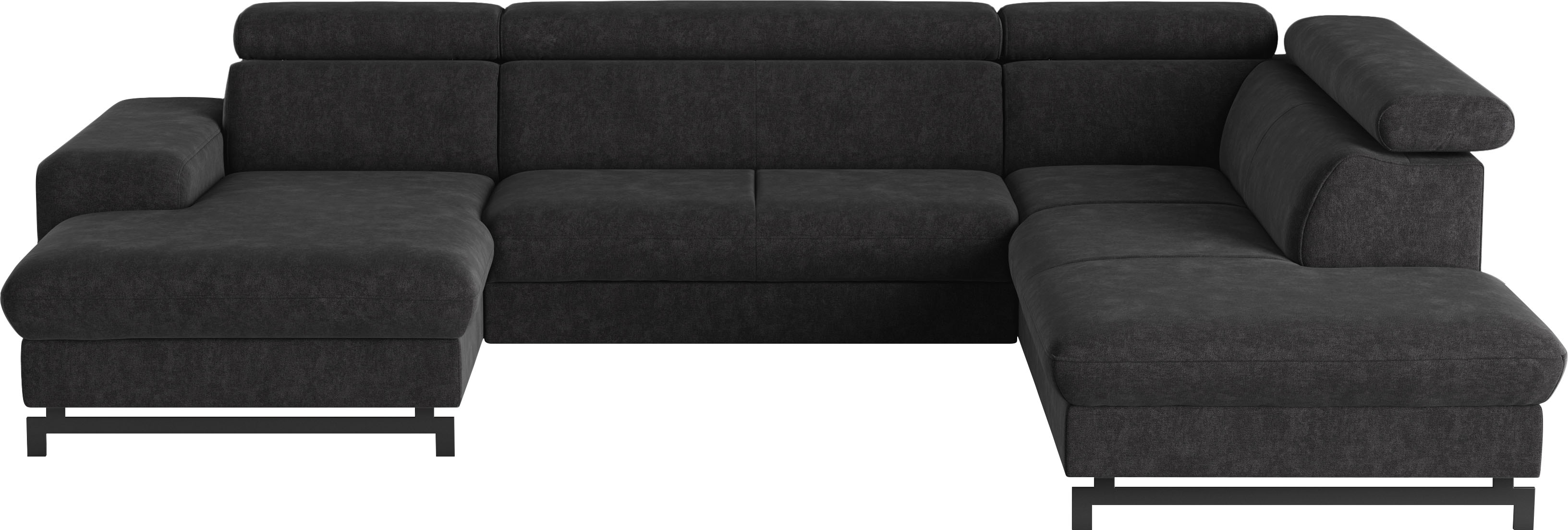 Thumbnail - COTTA Wohnlandschaft "Emma U-Form" mit Kopfteilverstellung, wahlweise mit Bettfunktion & Bettkasten