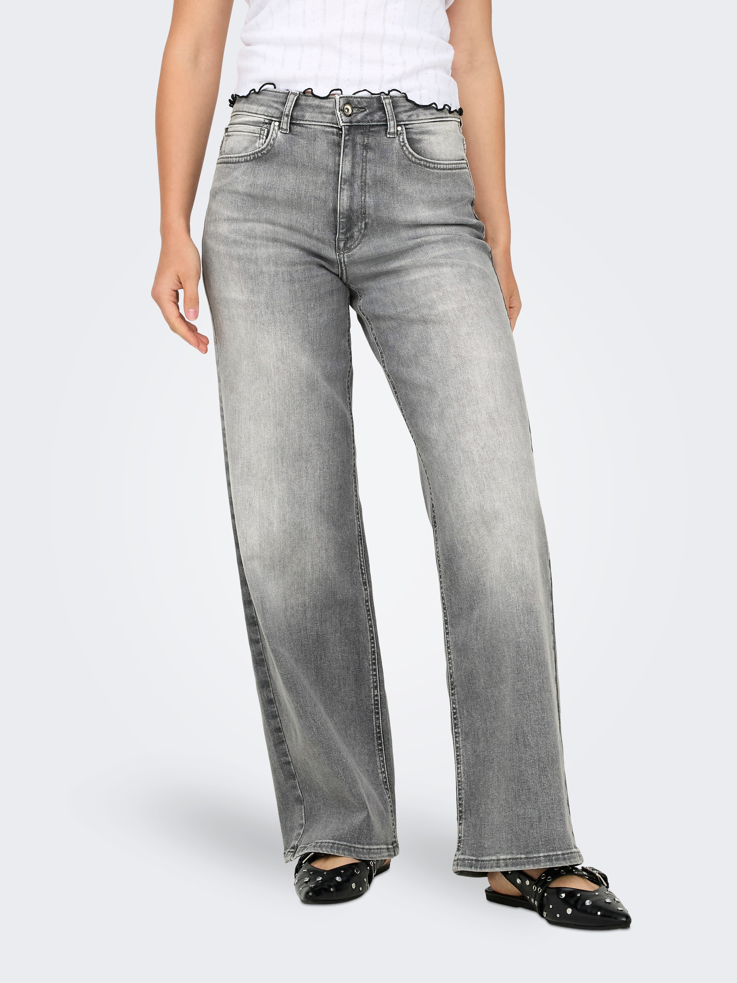 ONLY High-waist-Jeans "ONLMADISON BLUSH HW WID DNM REA0938 NOOS"