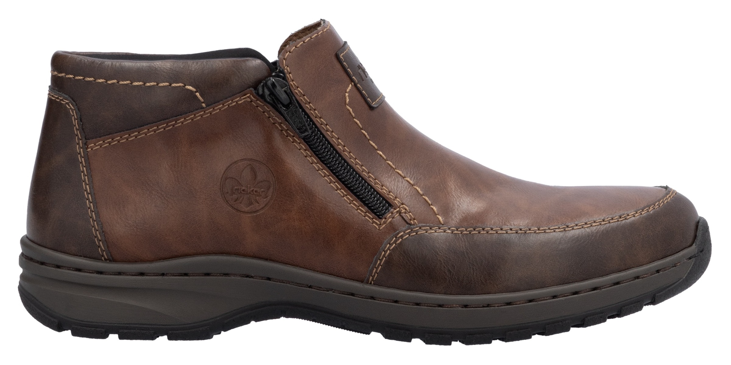 Rieker Winterboots, Winterstiefelette, Halbschuh mit beidseitigen Reißverschlüssen