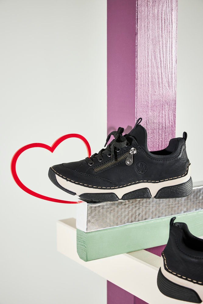 Rieker Slip-On Sneaker, Schlupfschuh, Halbschuh, Freizeitschuh mit weicher günstig online kaufen