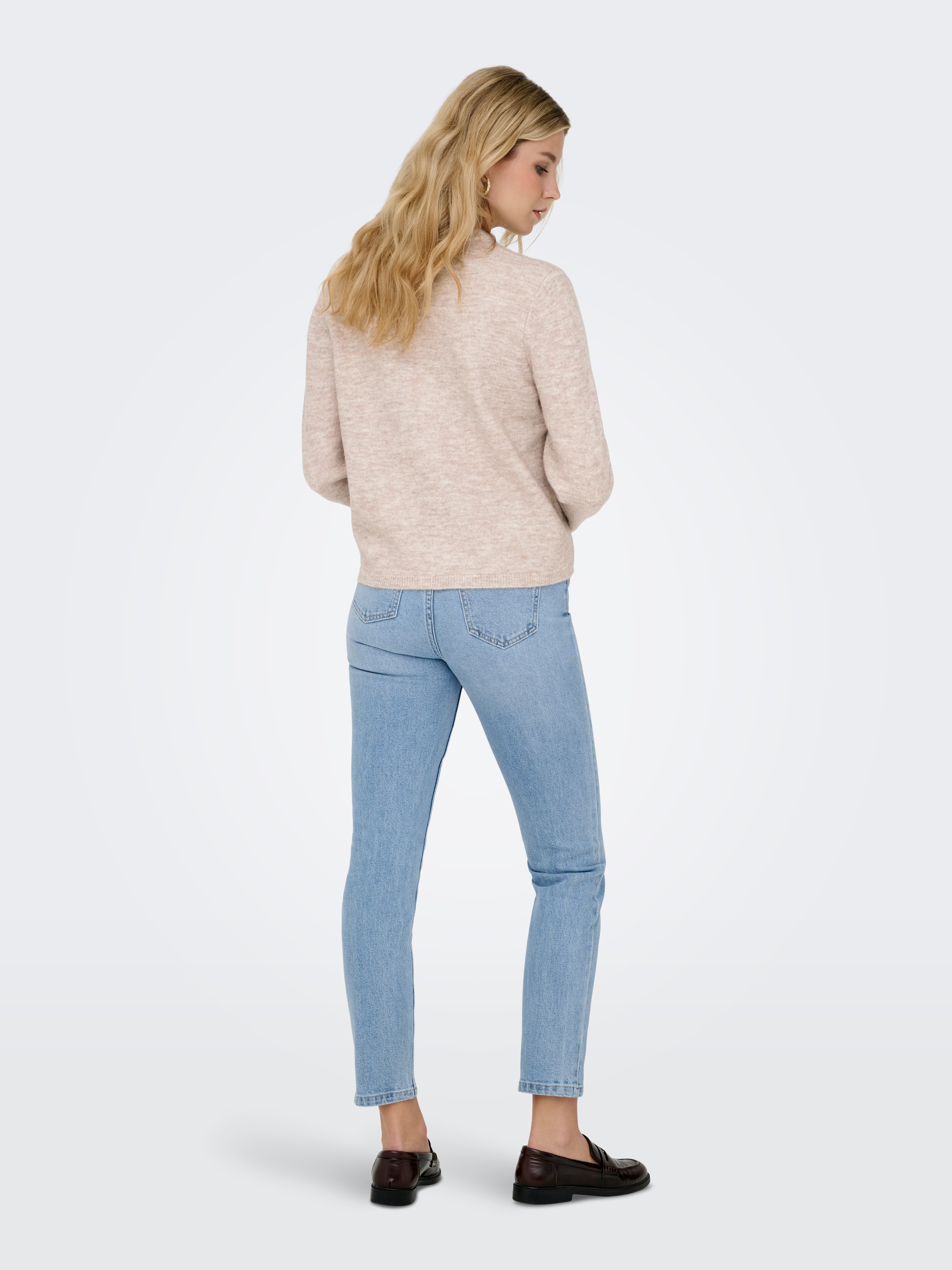 ONLY Strickjacke »ONLSIMONI L/S O-NECK CARDIGAN KNT NOOS« Materialmix, relaxed fit